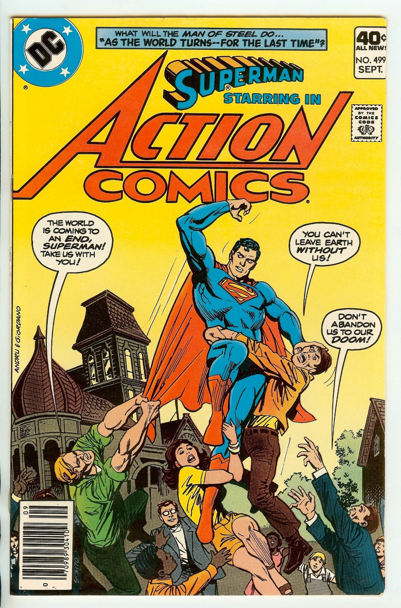 ACTION COMICS Front Cover