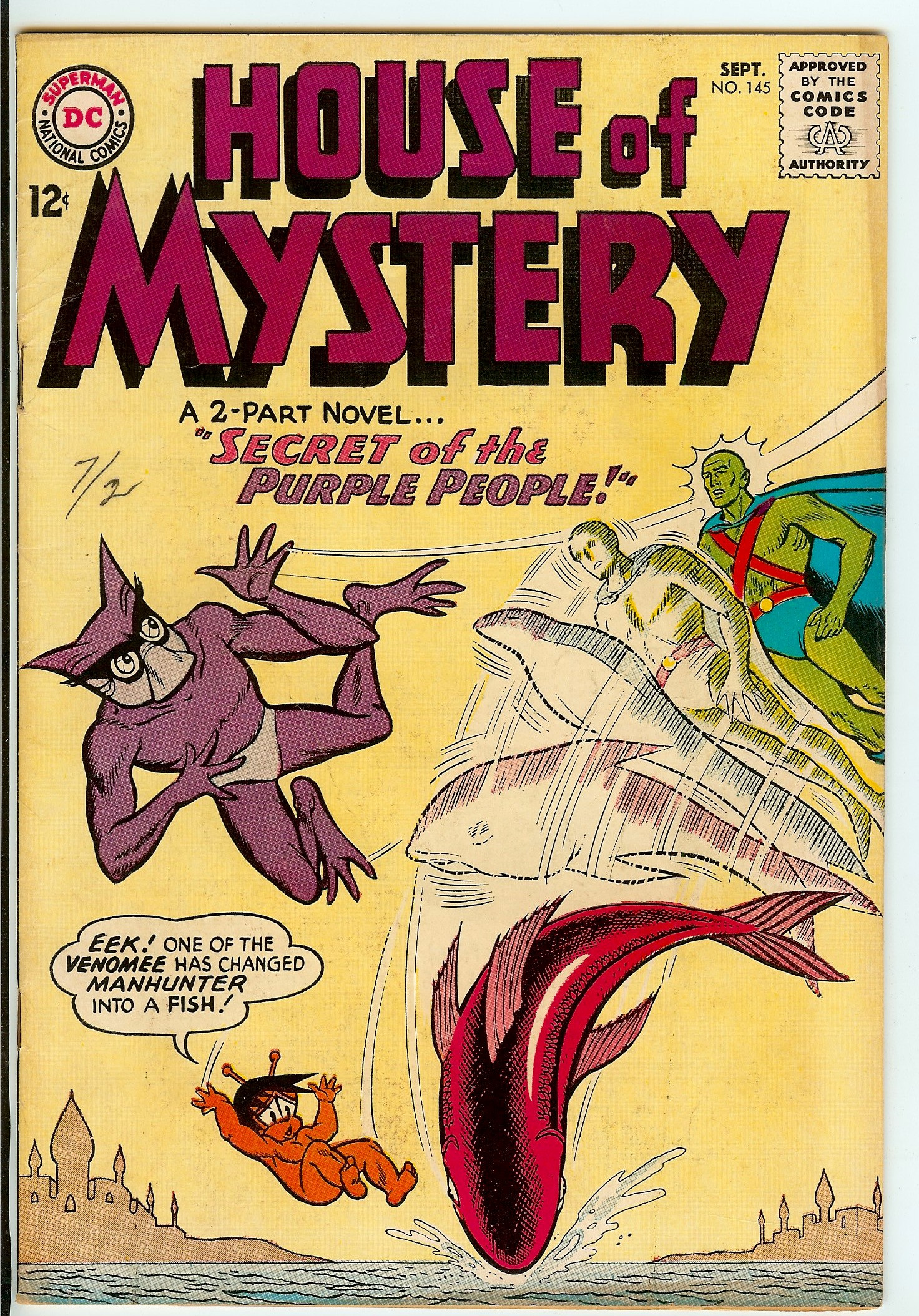 HOUSE OF MYSTERY Front Cover