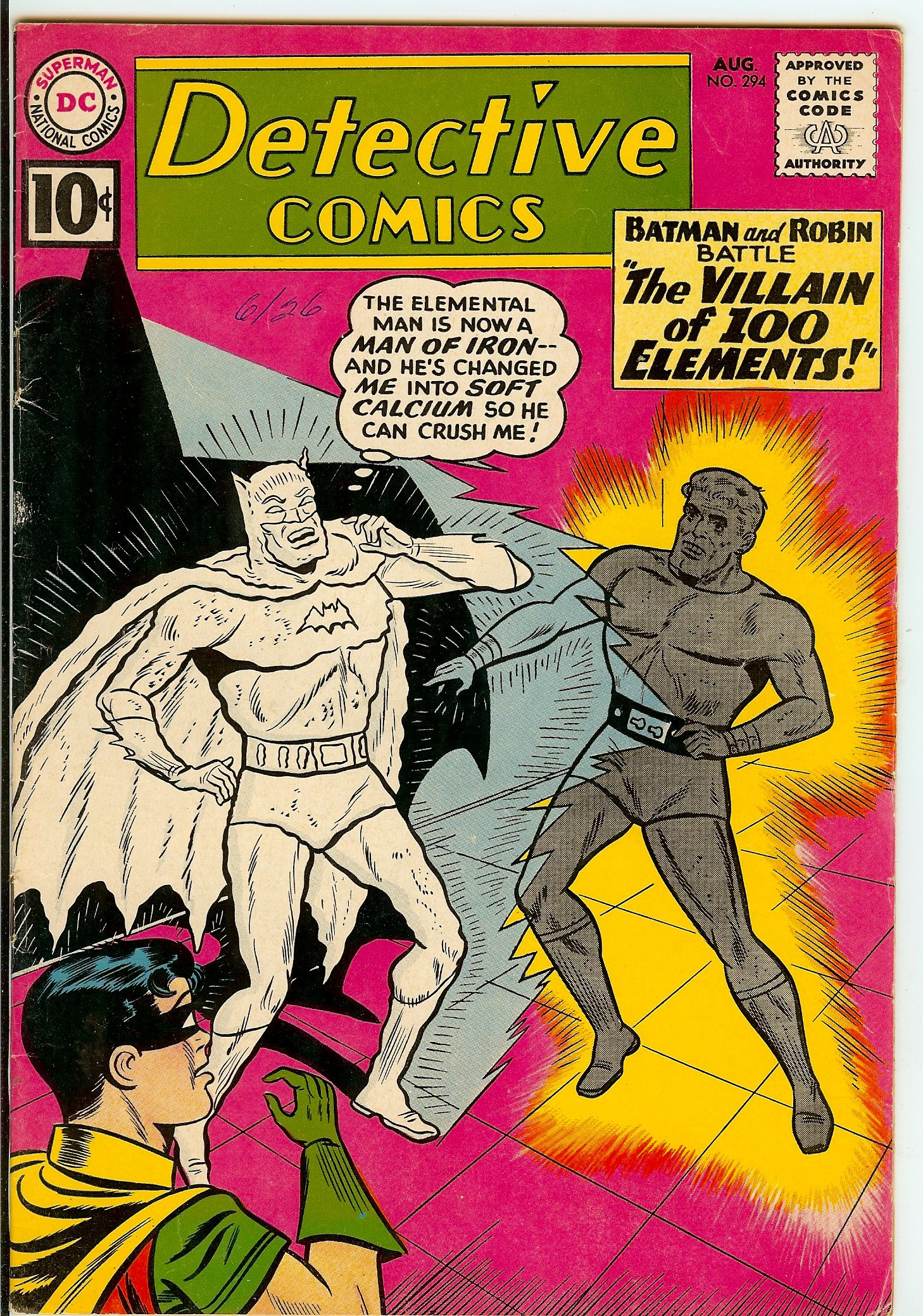 DETECTIVE COMICS Front Cover