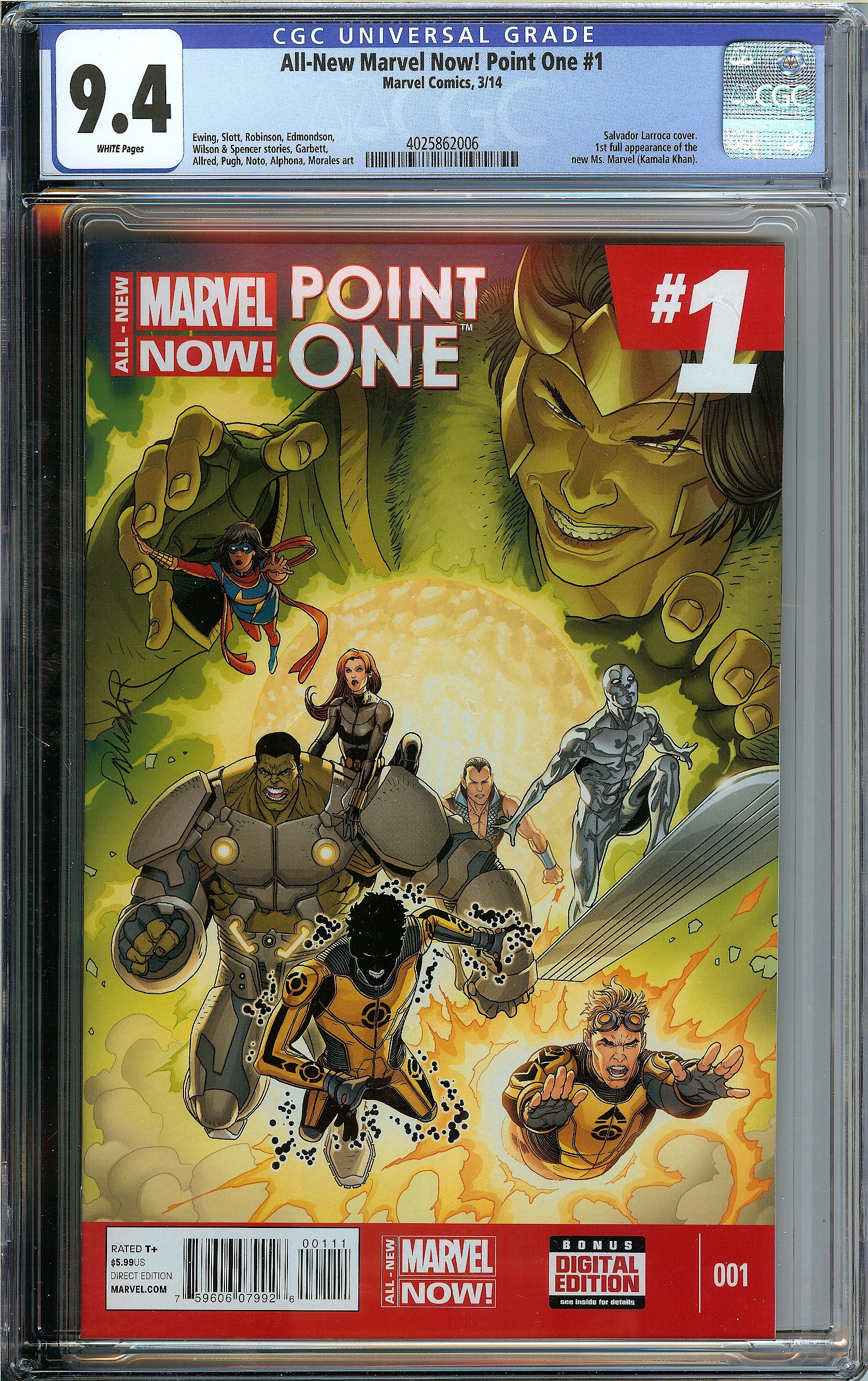 ALL-NEW MARVEL NOW! POINT ONE Front Cover