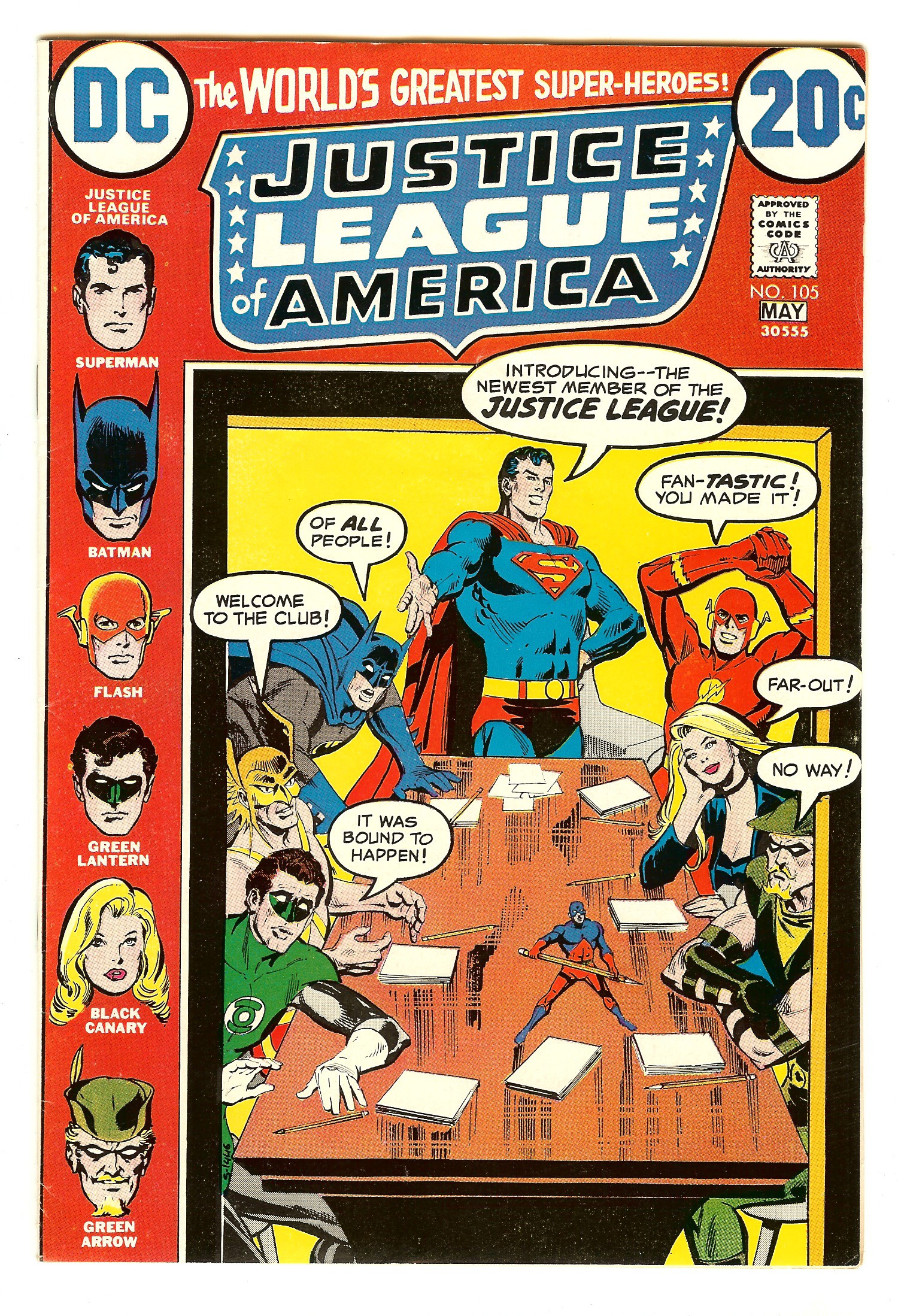 JUSTICE LEAGUE OF AMERICA Front Cover