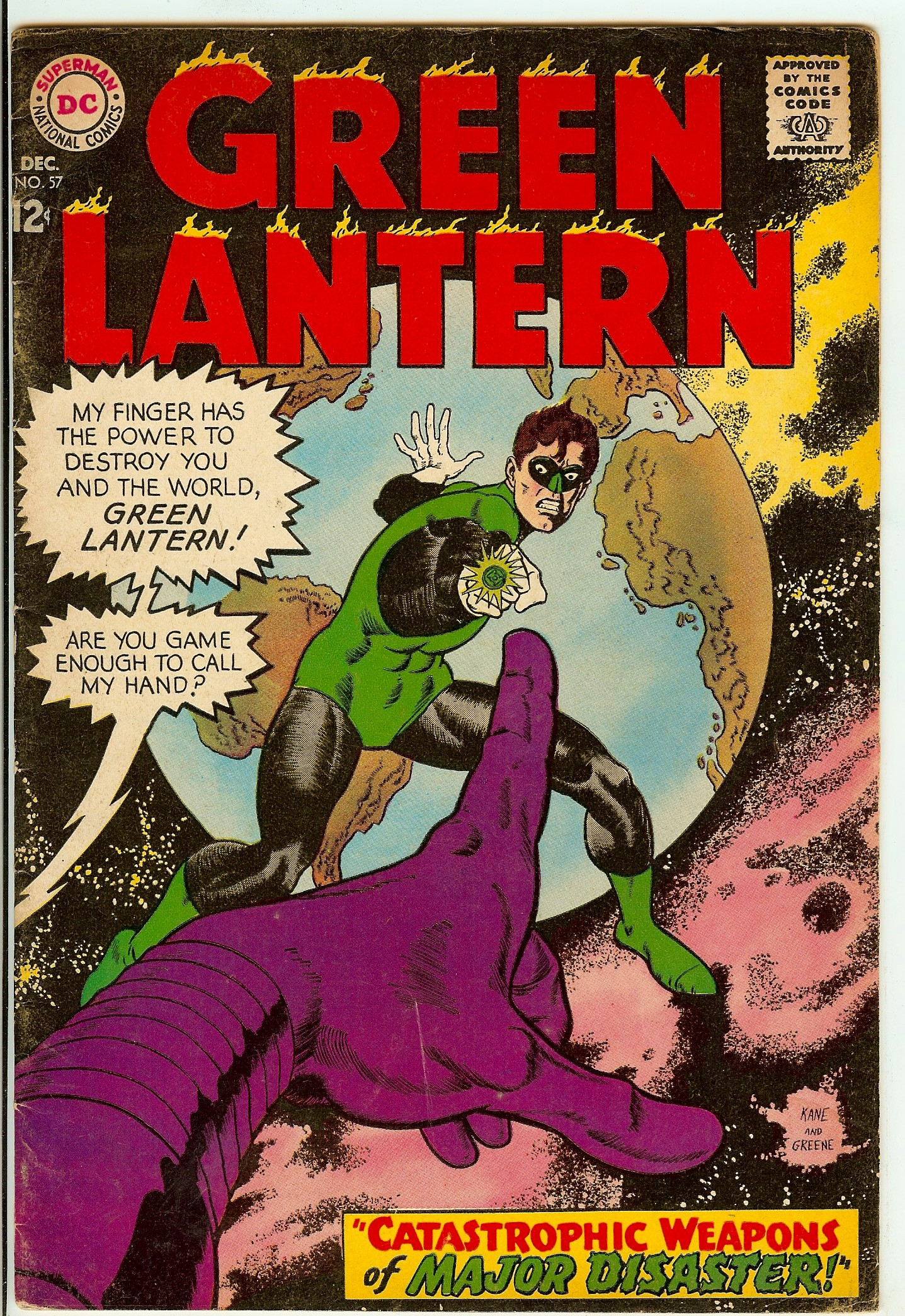 GREEN LANTERN Front Cover