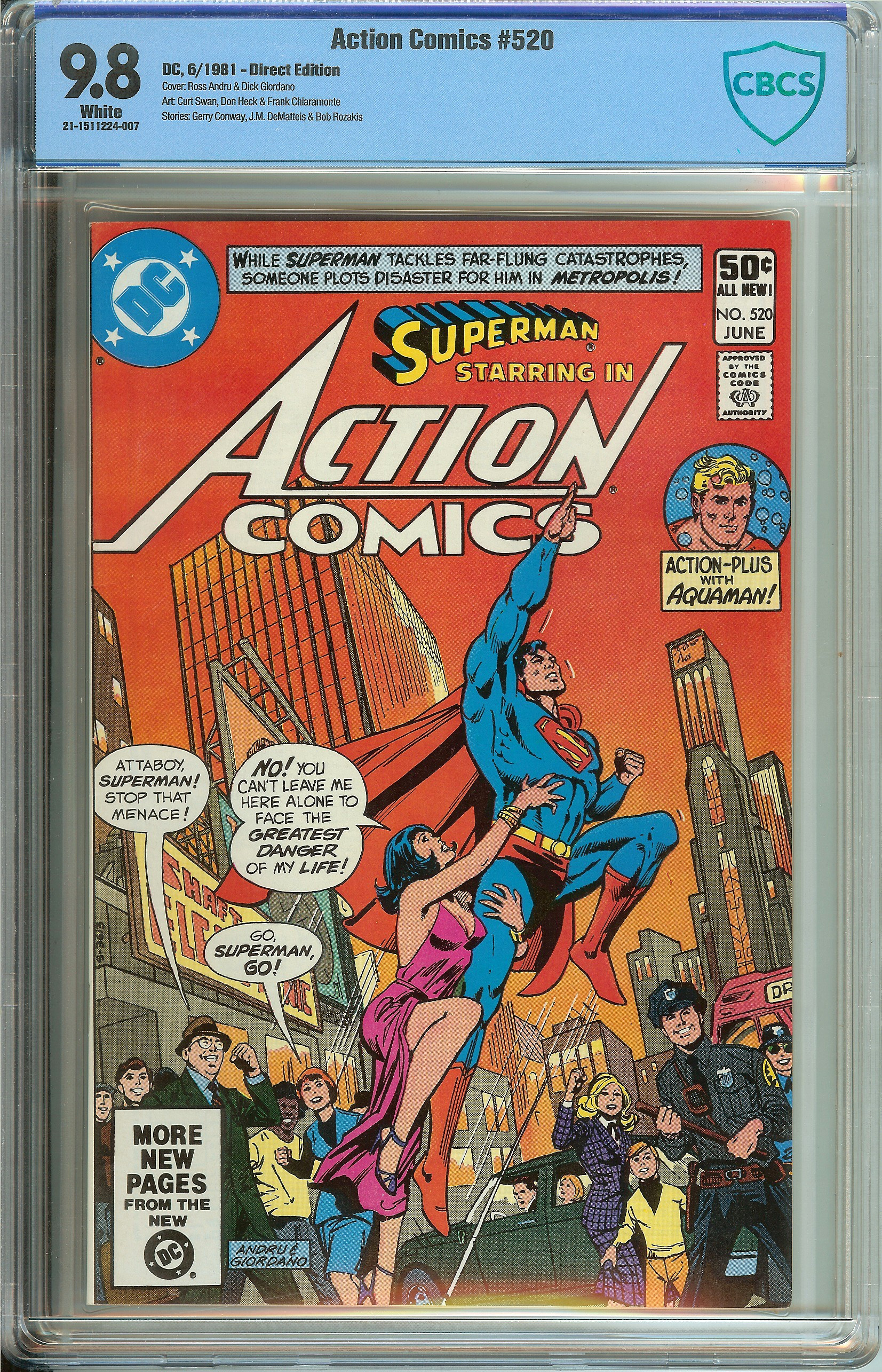 ACTION COMICS Front Cover