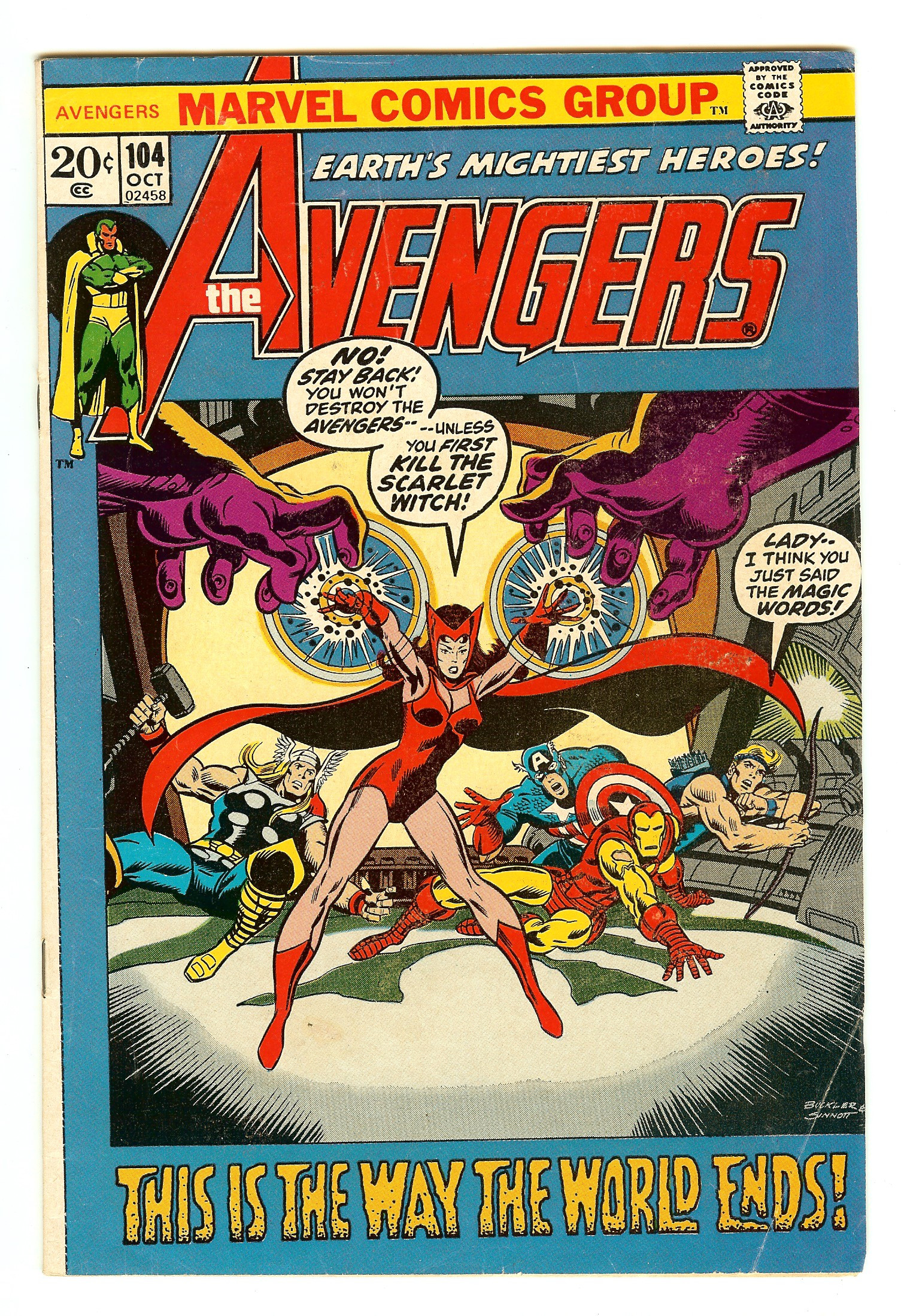 AVENGERS Front Cover