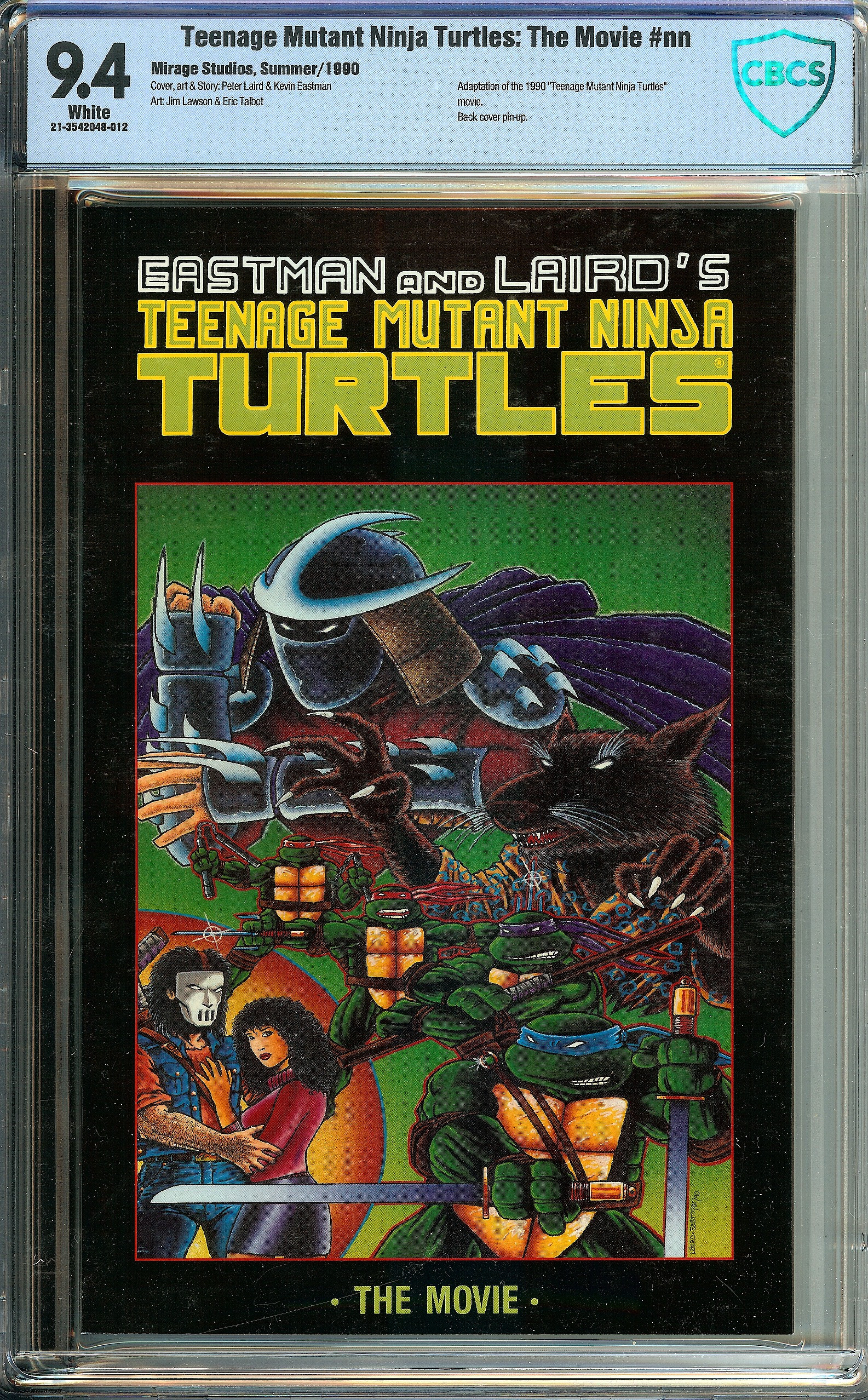 TEENAGE MUTANT NINJA TURTLES: THE MOVIE Front Cover