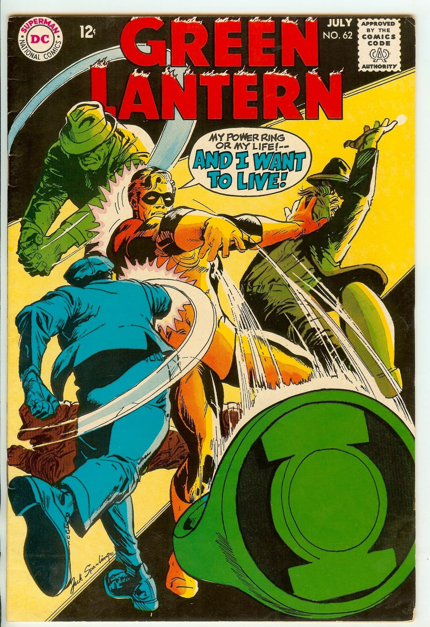 GREEN LANTERN Front Cover