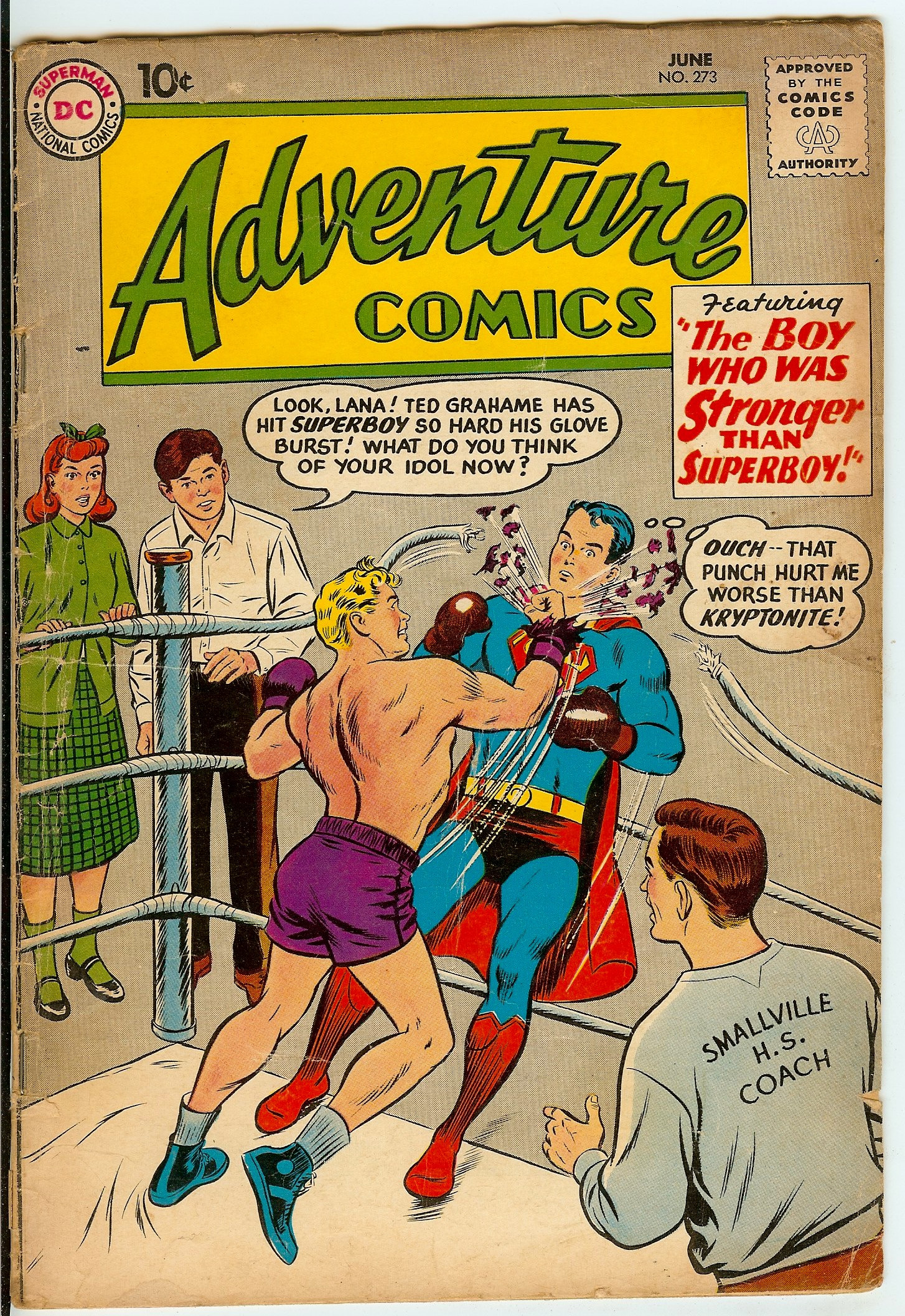 ADVENTURE COMICS Front Cover