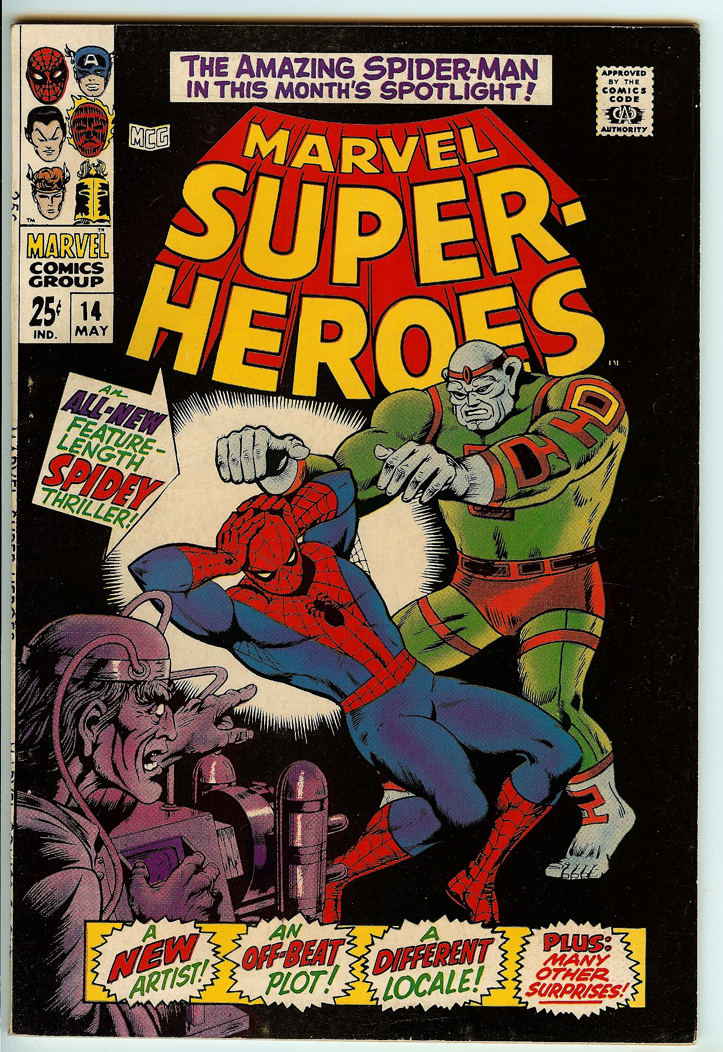MARVEL SUPER-HEROES Front Cover