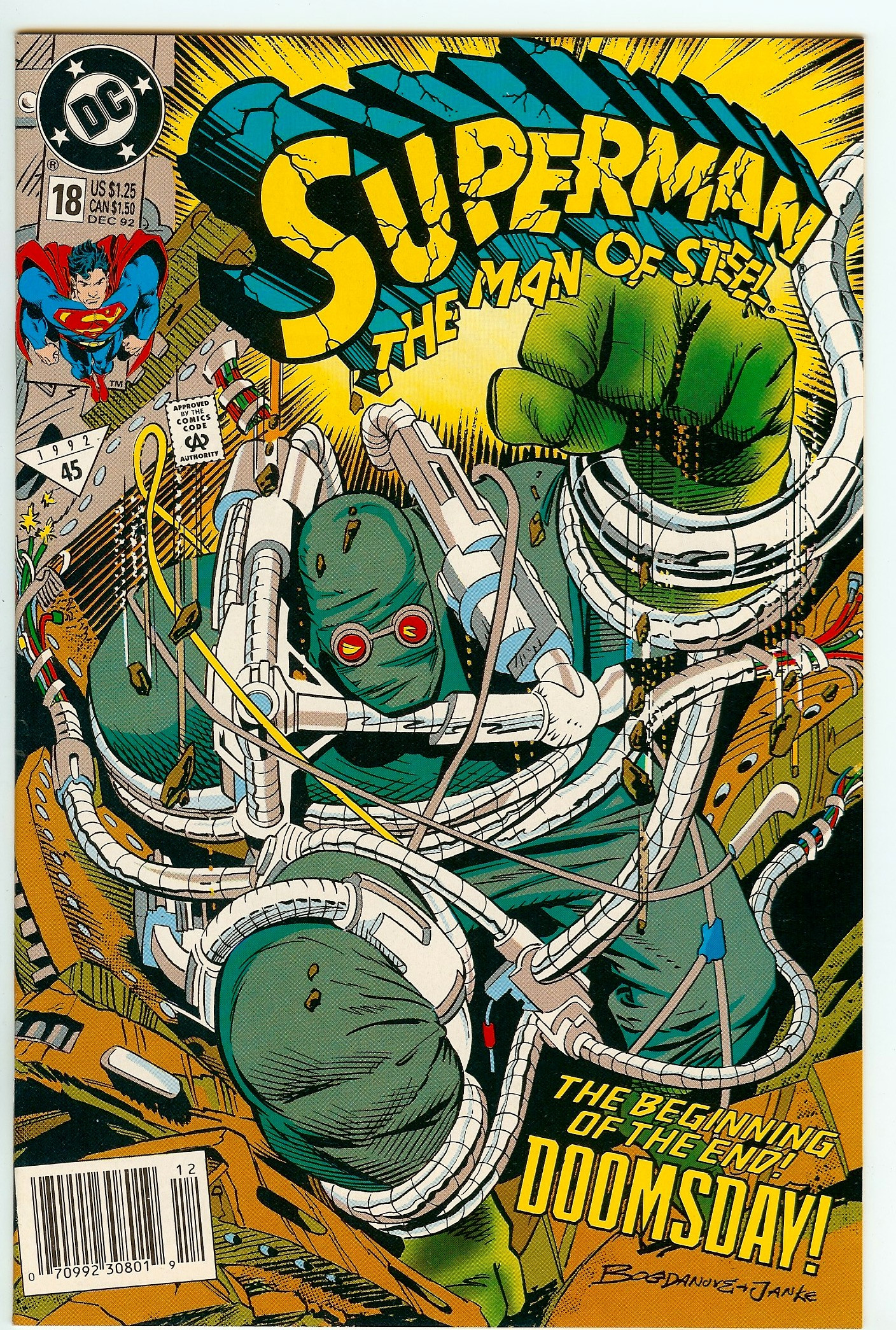 SUPERMAN: THE MAN OF STEEL Front Cover