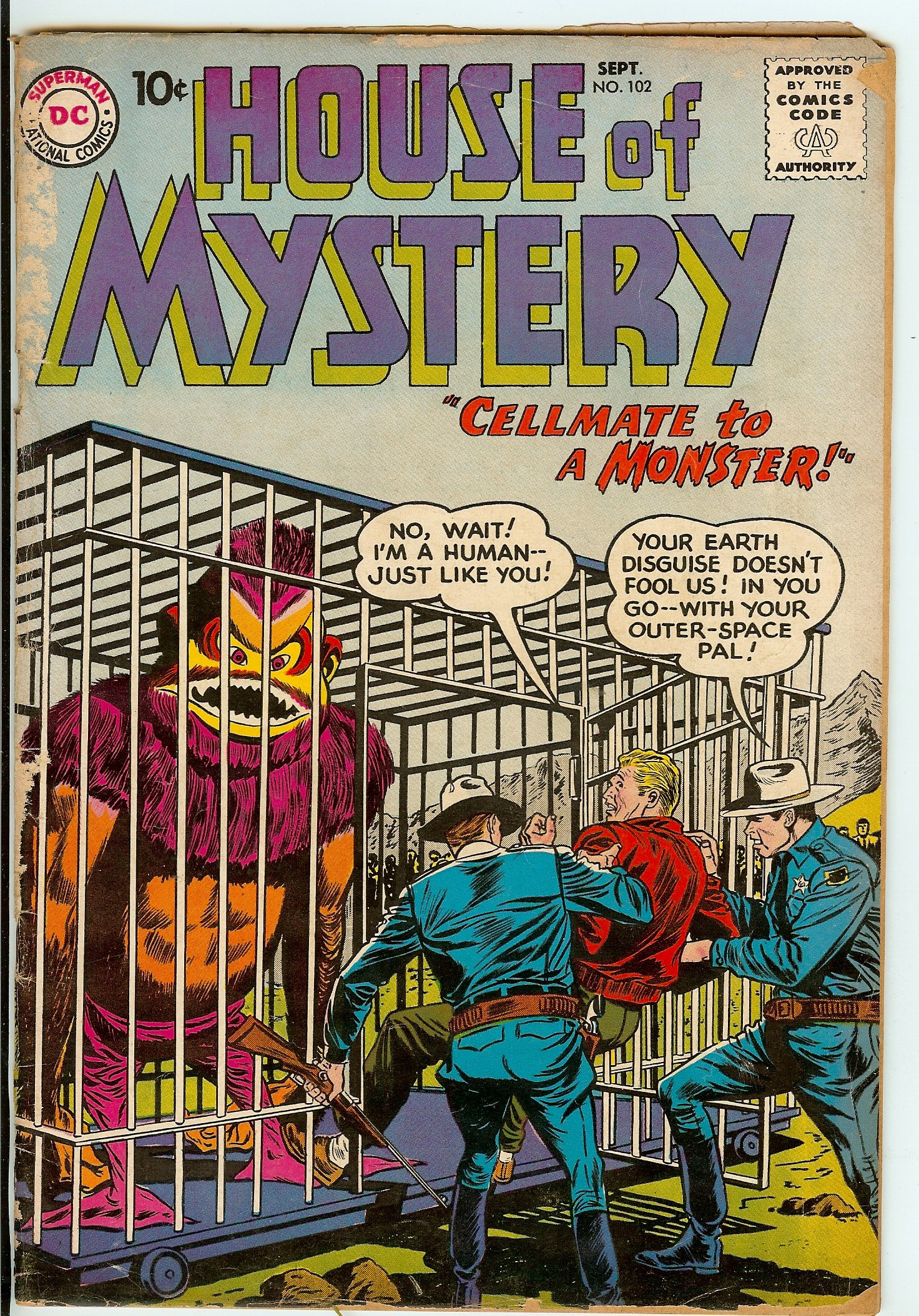 HOUSE OF MYSTERY Front Cover