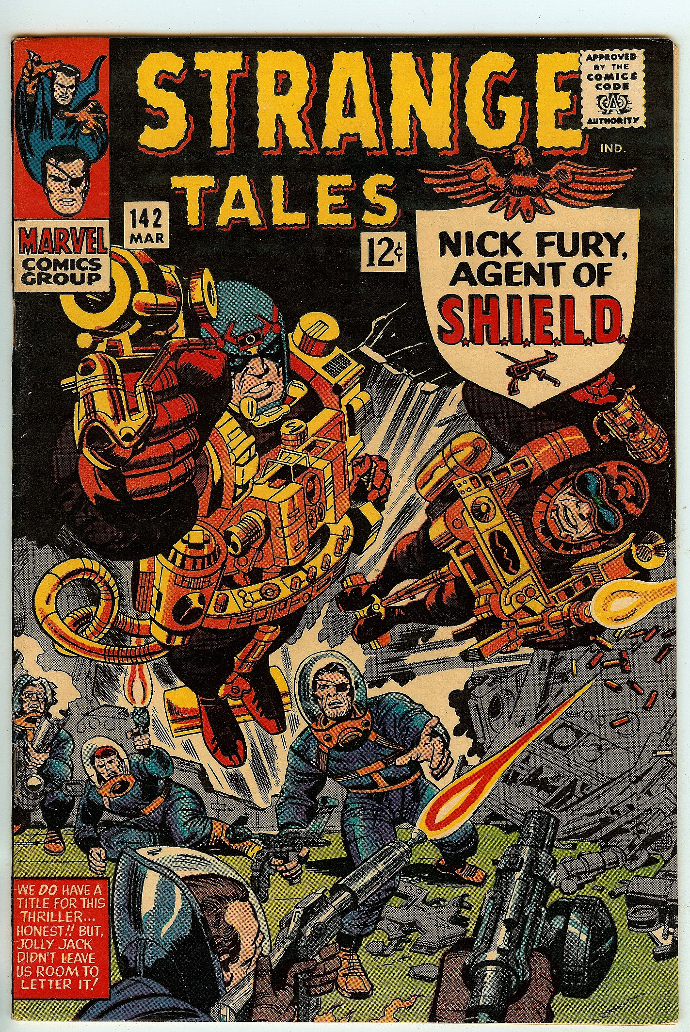 STRANGE TALES Front Cover