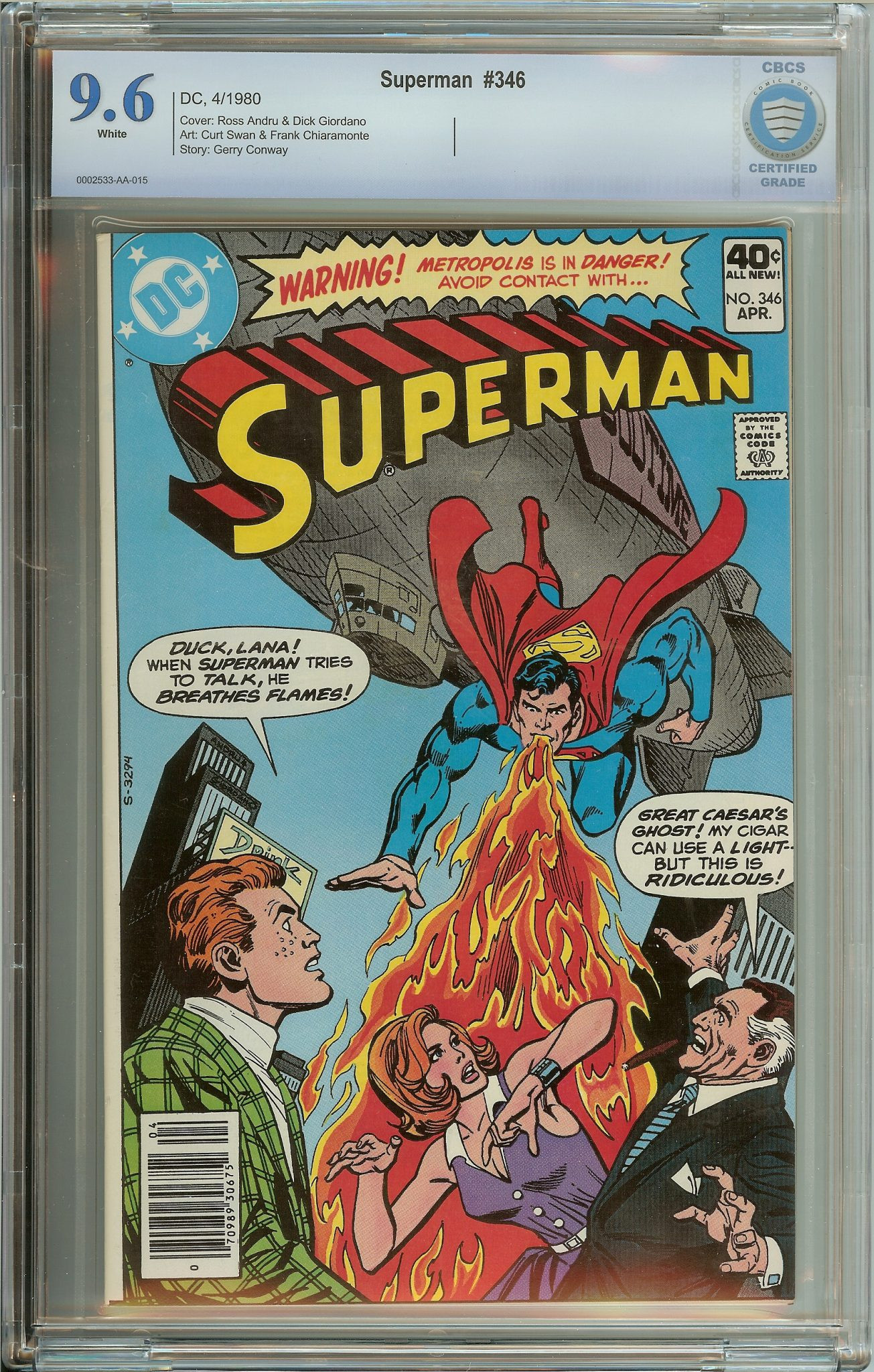 SUPERMAN Front Cover