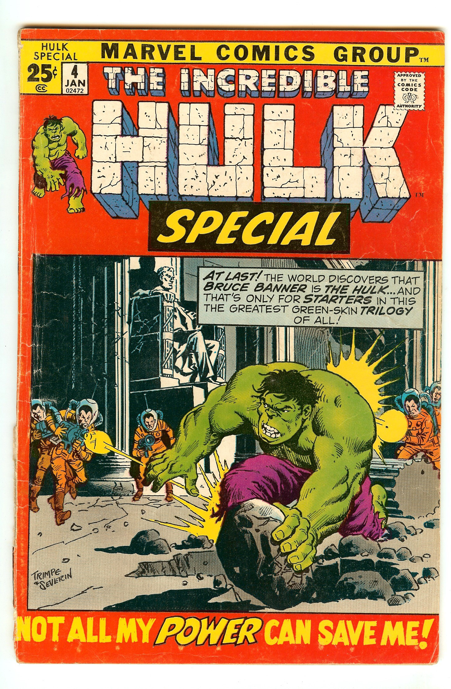 INCREDIBLE HULK ANNUAL Front Cover