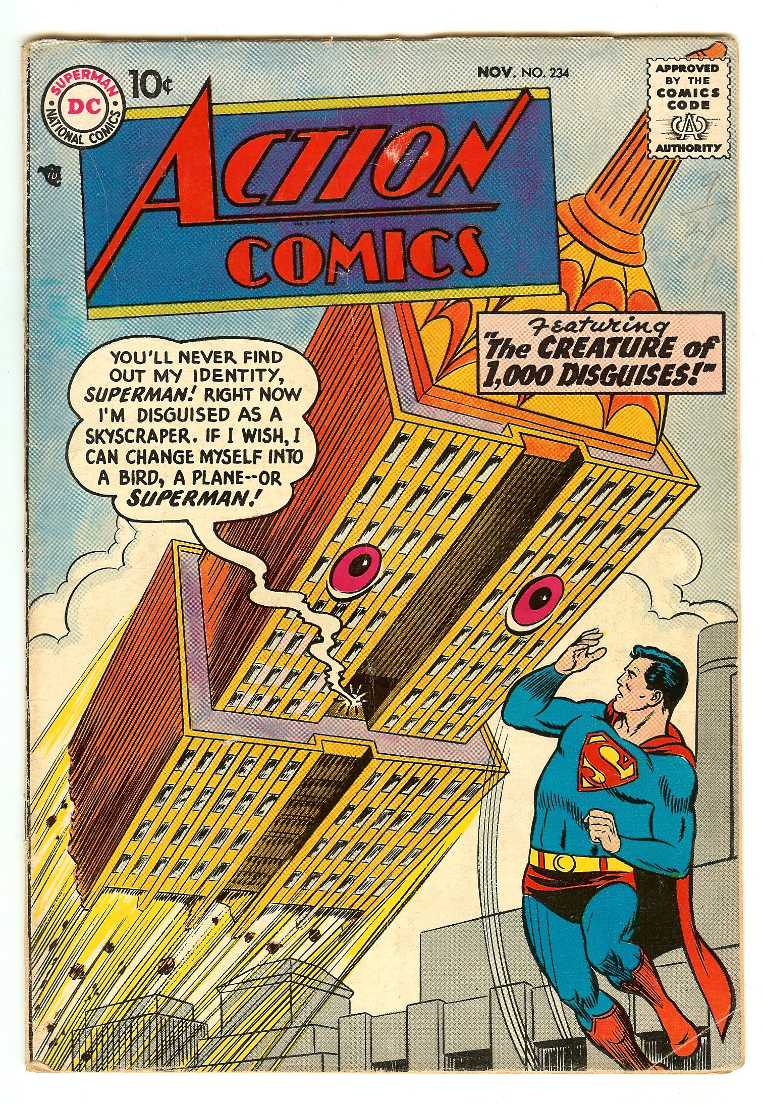 ACTION COMICS Front Cover