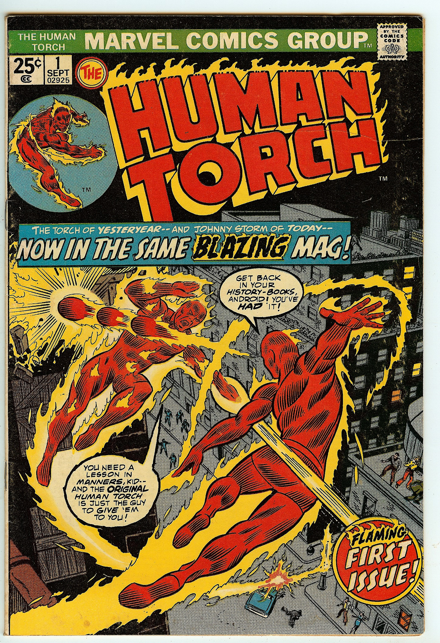 HUMAN TORCH Front Cover