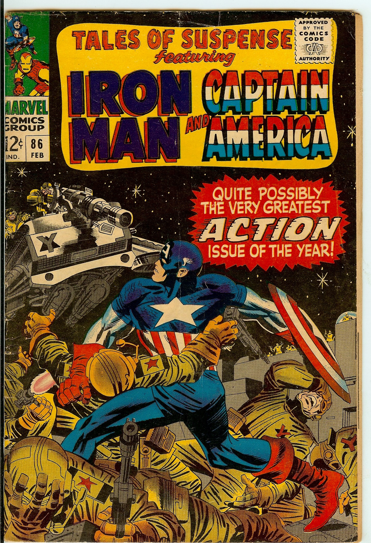 TALES OF SUSPENSE Front Cover
