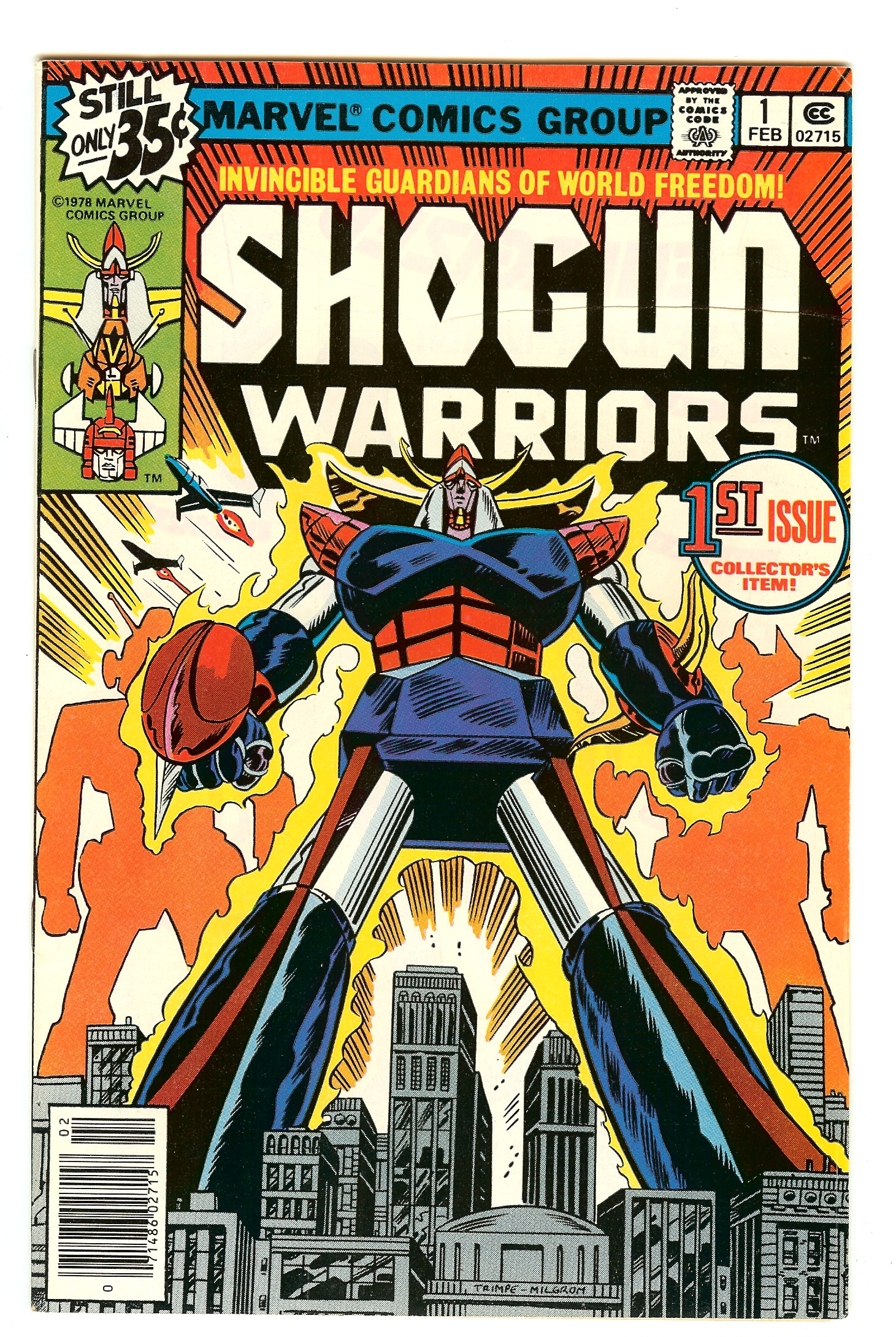 SHOGUN WARRIORS Front Cover