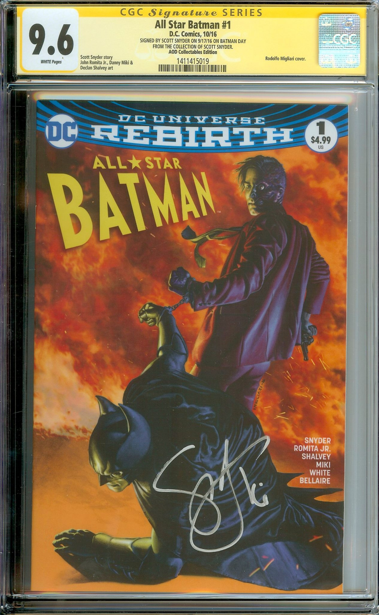 ALL STAR BATMAN Front Cover