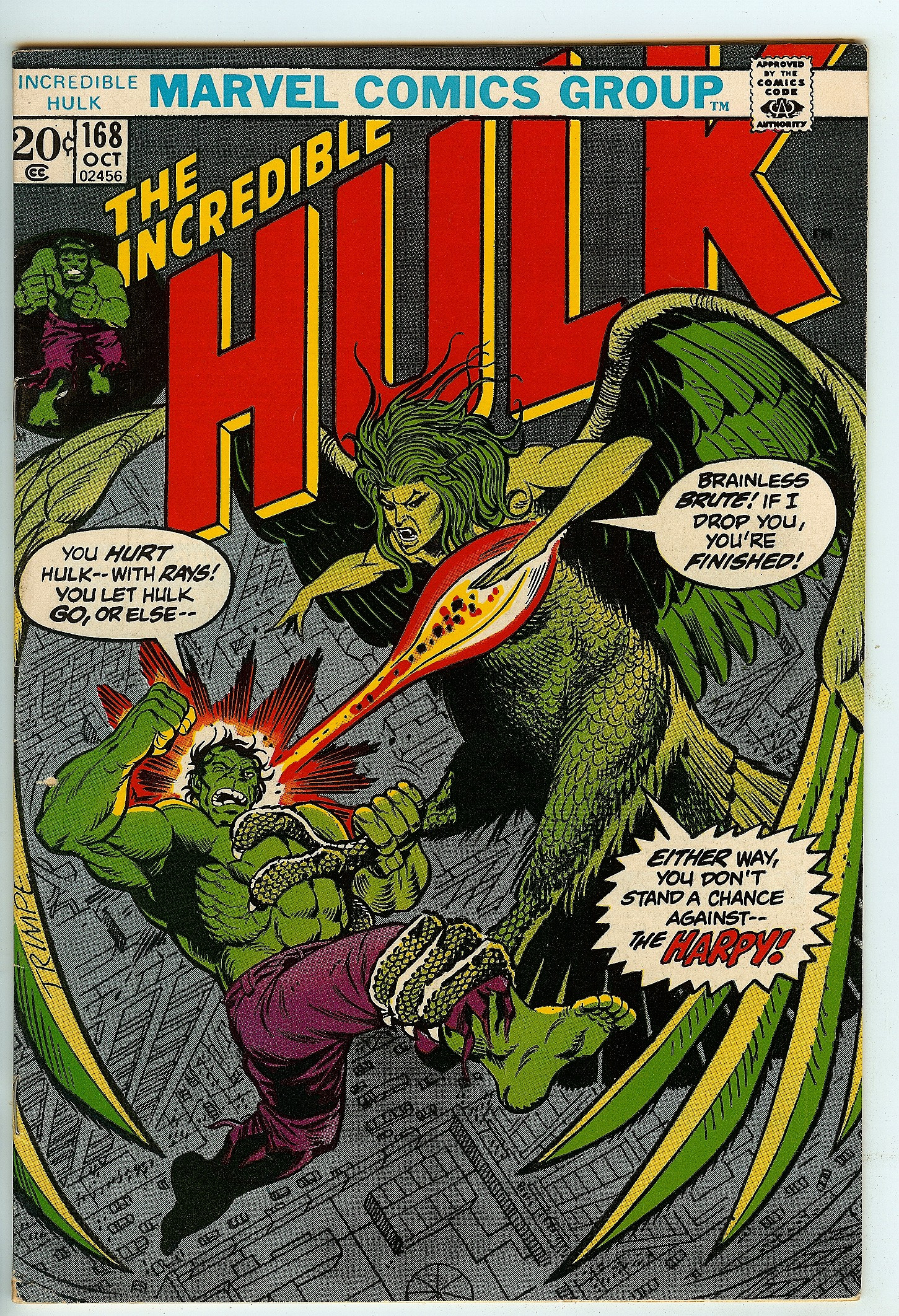 INCREDIBLE HULK Front Cover
