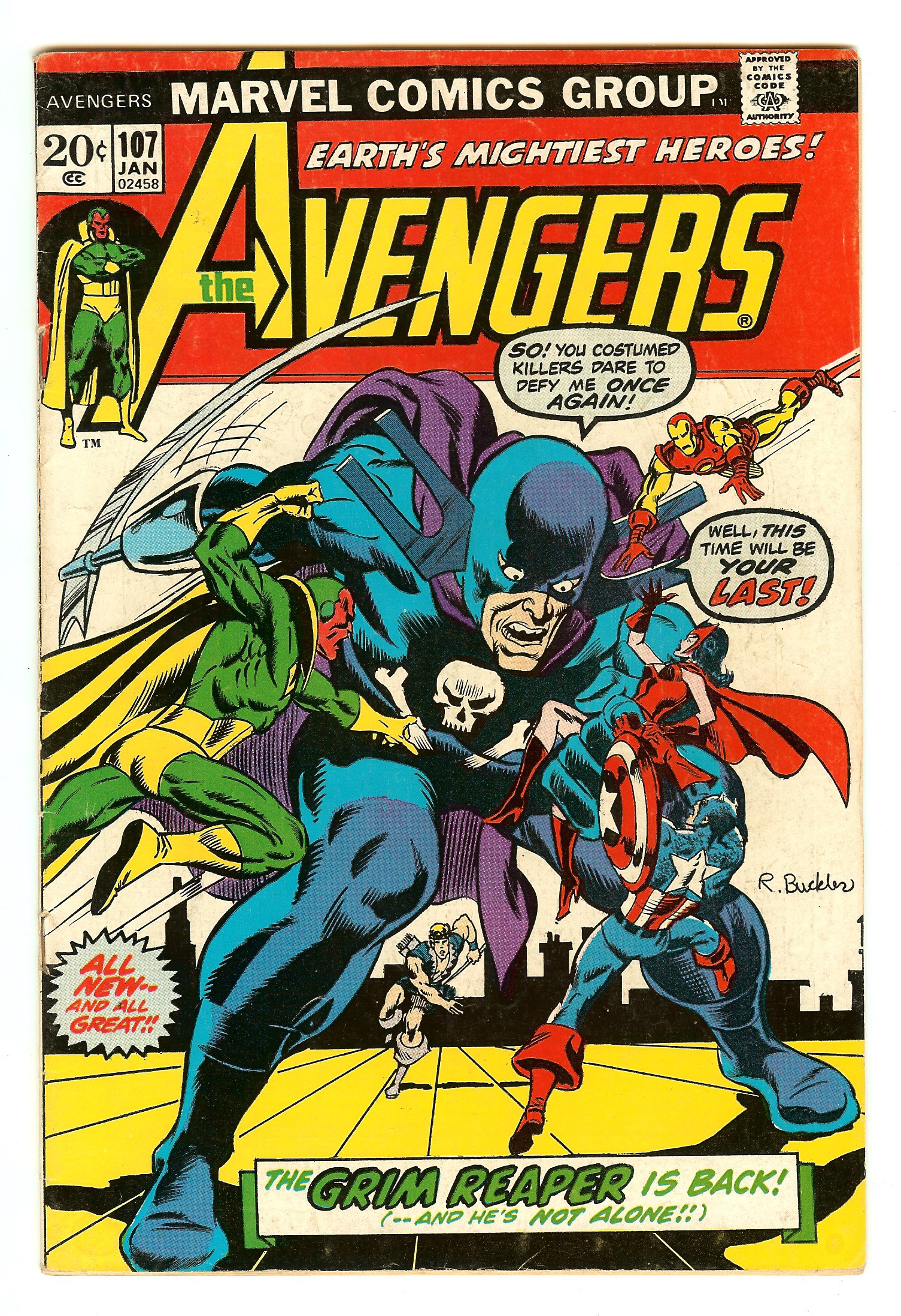 AVENGERS Front Cover