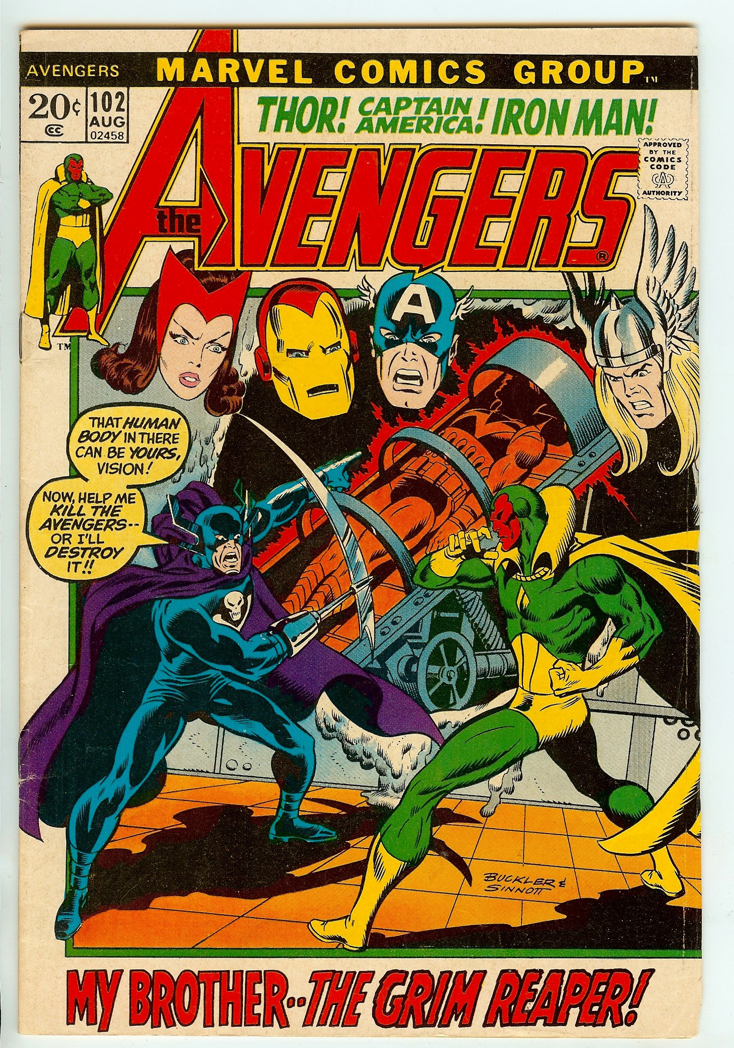 AVENGERS Front Cover