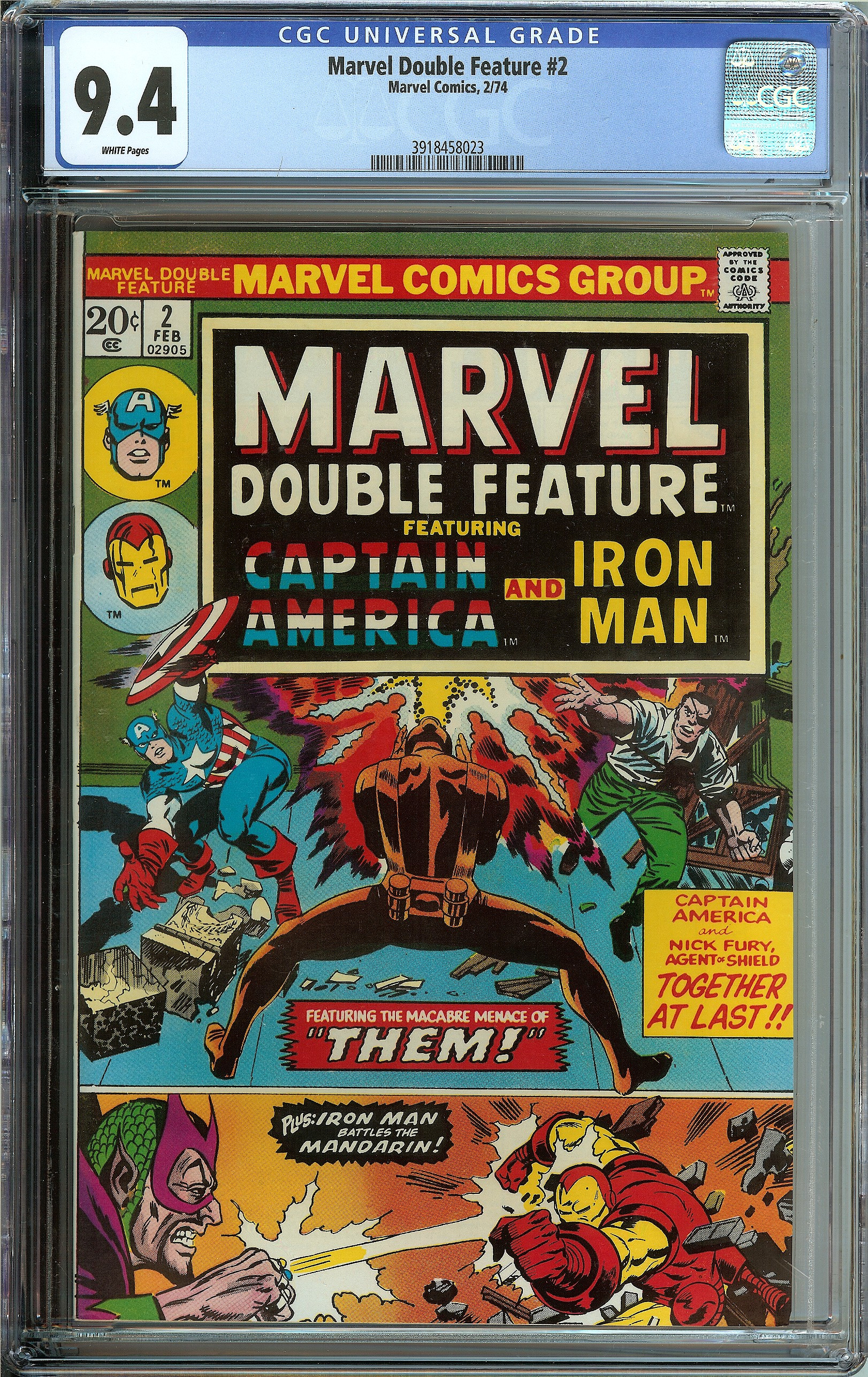 MARVEL DOUBLE FEATURE Front Cover