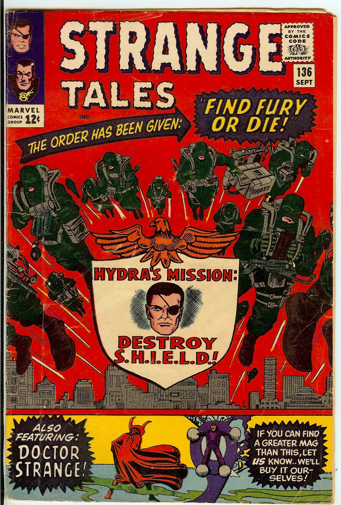 STRANGE TALES Front Cover