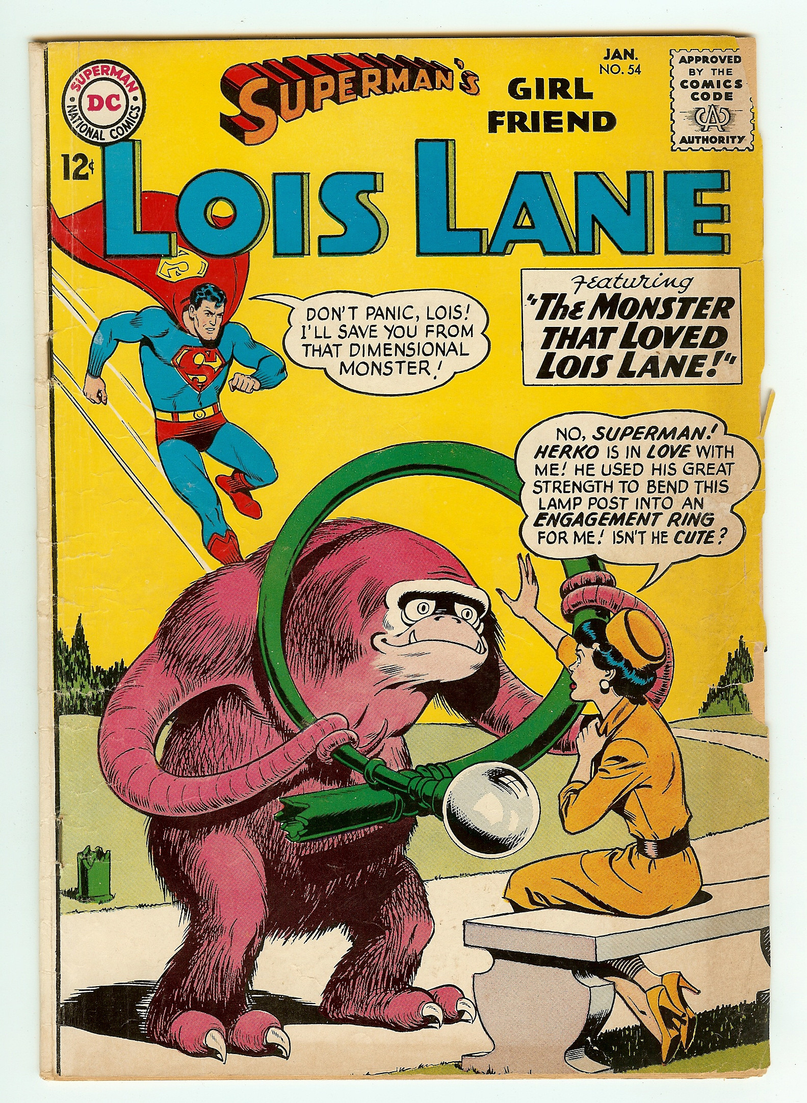 SUPERMAN'S GIRLFRIEND LOIS LANE Front Cover