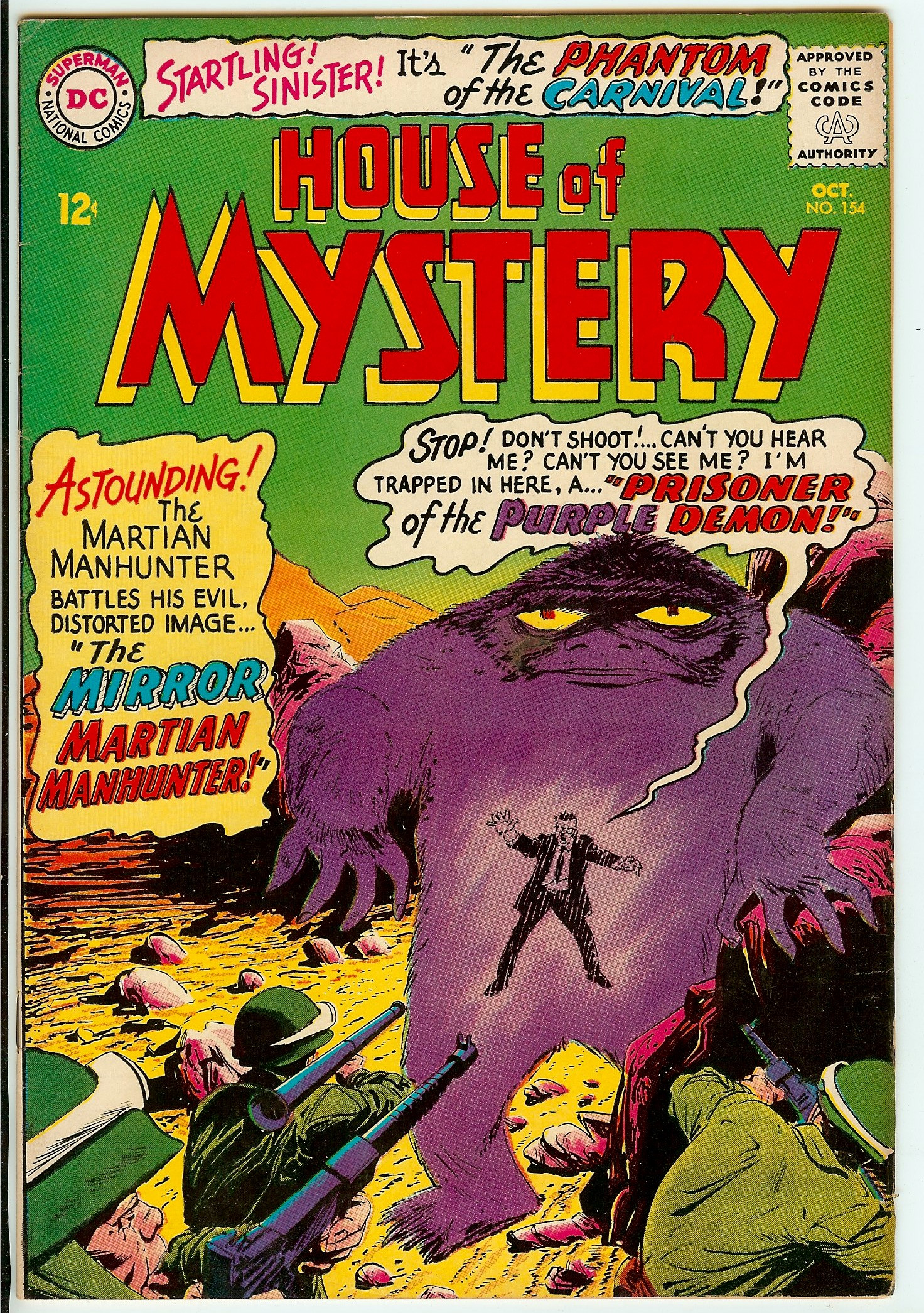 HOUSE OF MYSTERY Front Cover