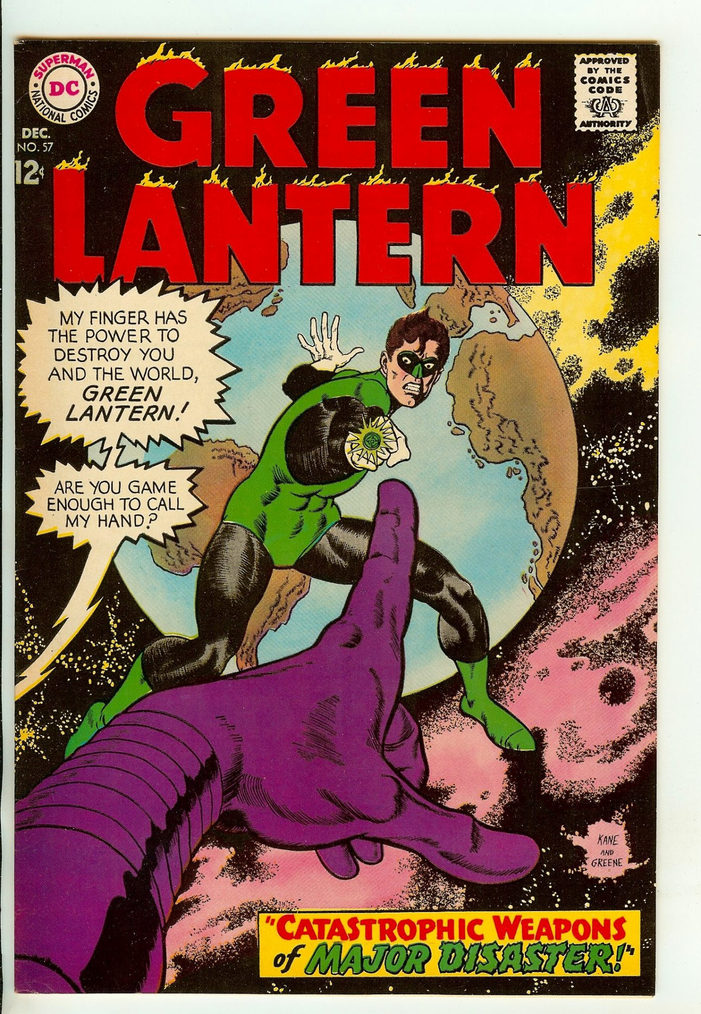 GREEN LANTERN Front Cover
