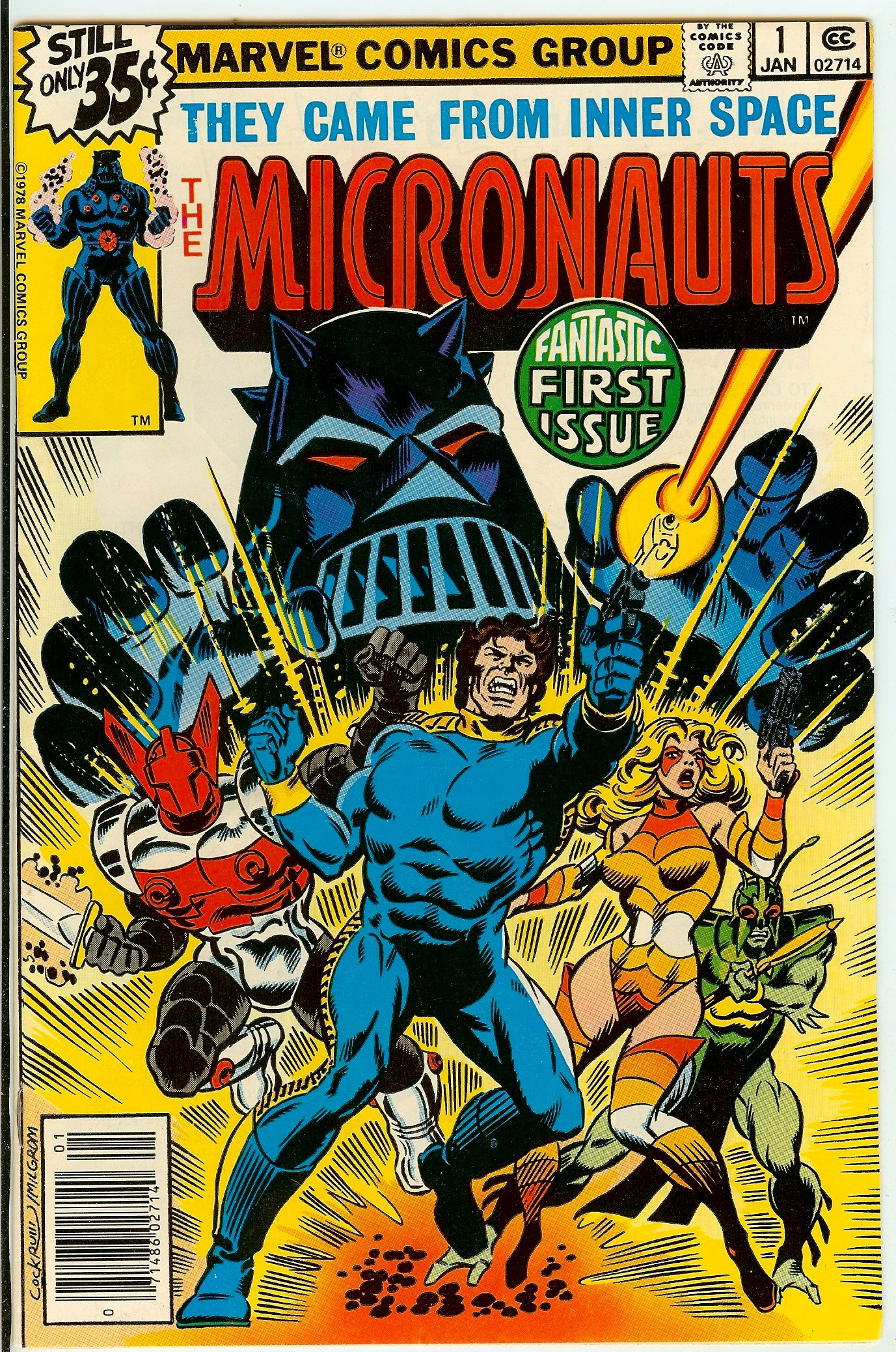 MICRONAUTS Front Cover