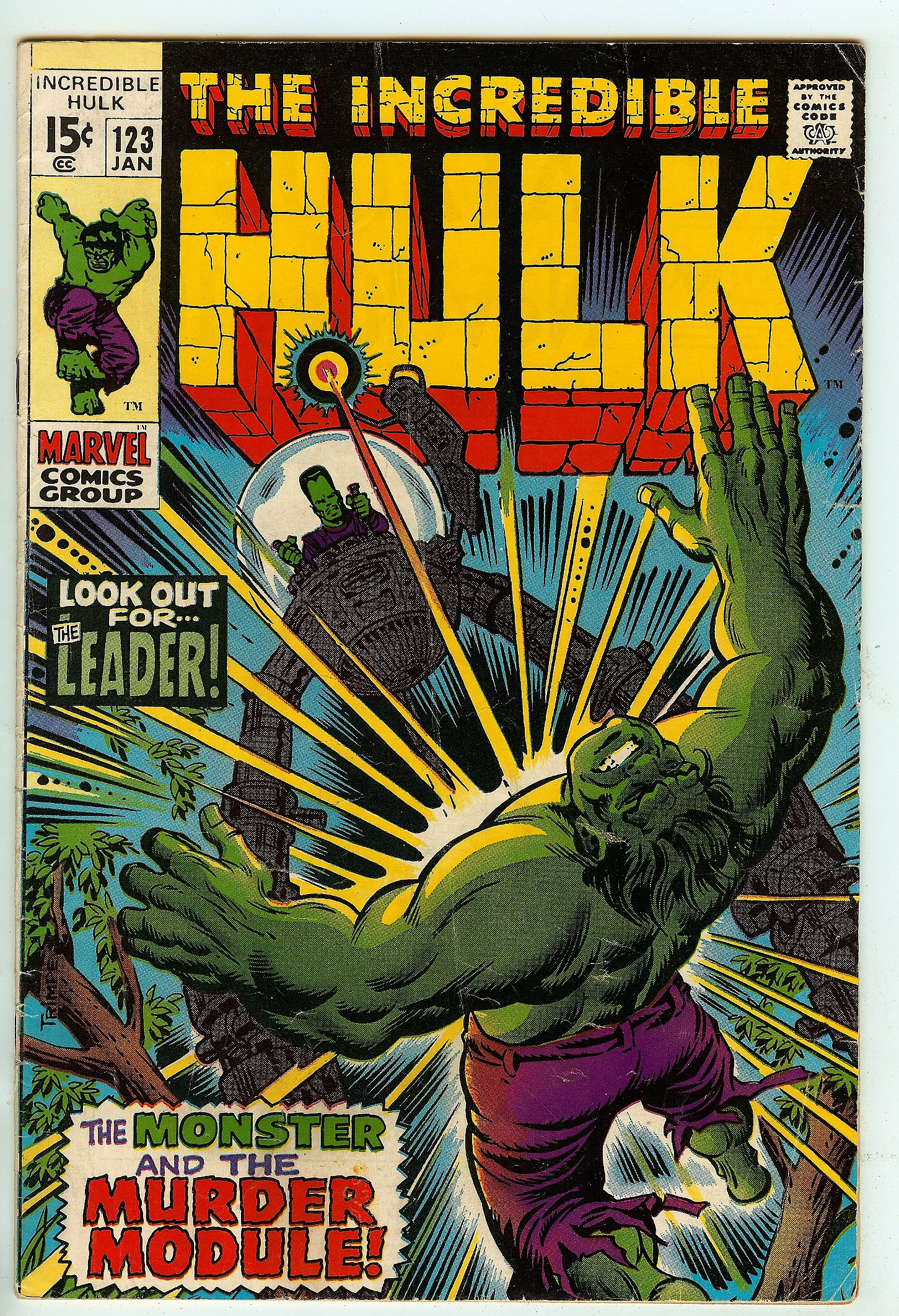 INCREDIBLE HULK Front Cover