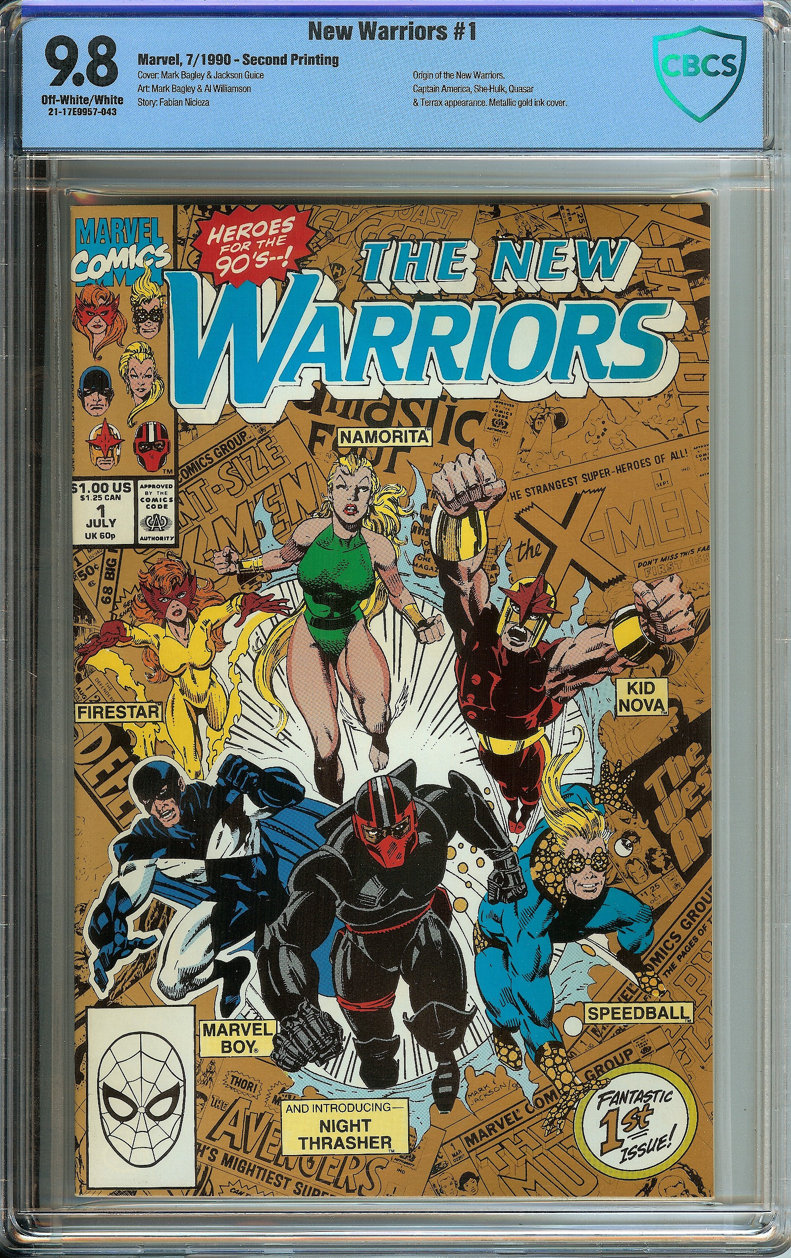 NEW WARRIORS Front Cover