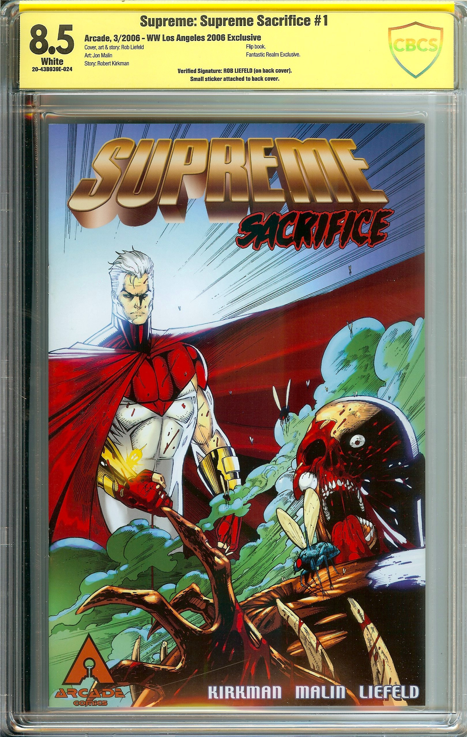 SUPREME: SUPREME SACRIFICE Front Cover