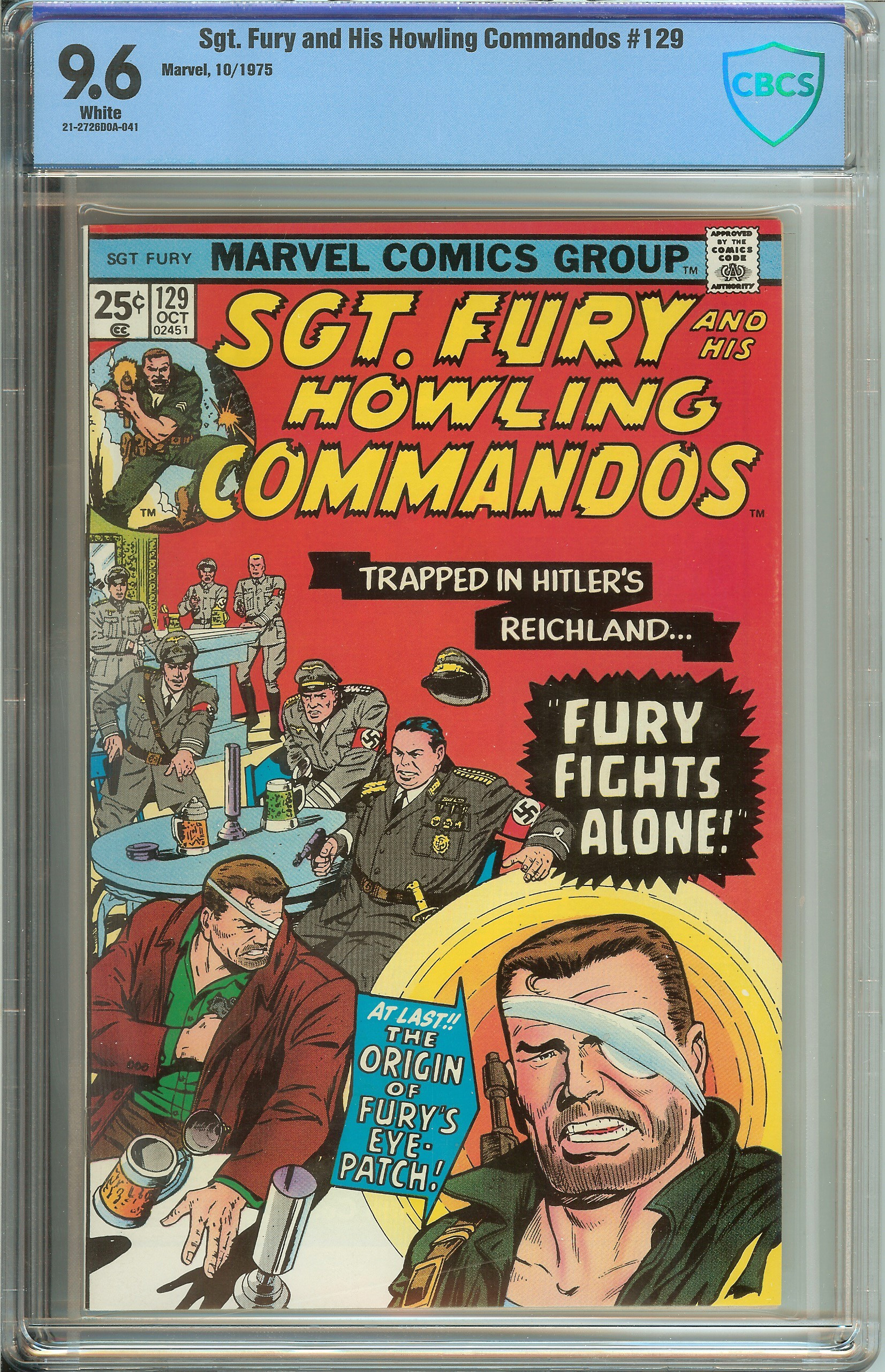 SGT. FURY AND HIS HOWLING COMMANDOS Front Cover