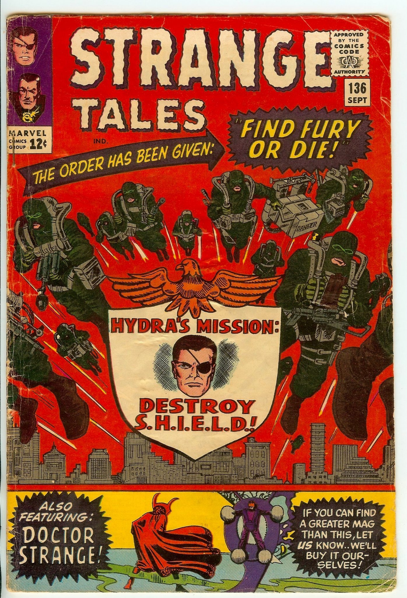 STRANGE TALES Front Cover