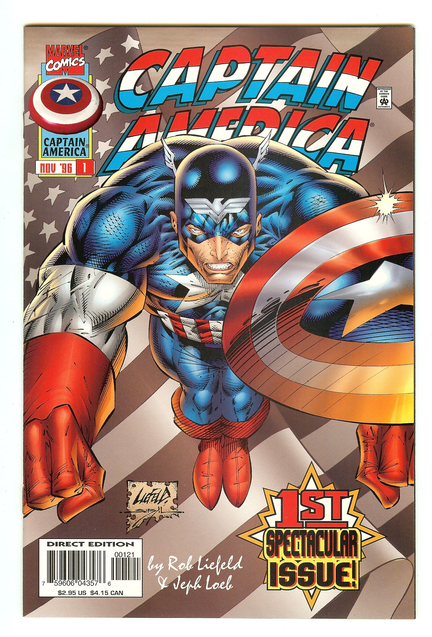 CAPTAIN AMERICA #1 9.0 | Reece's Rare Comics