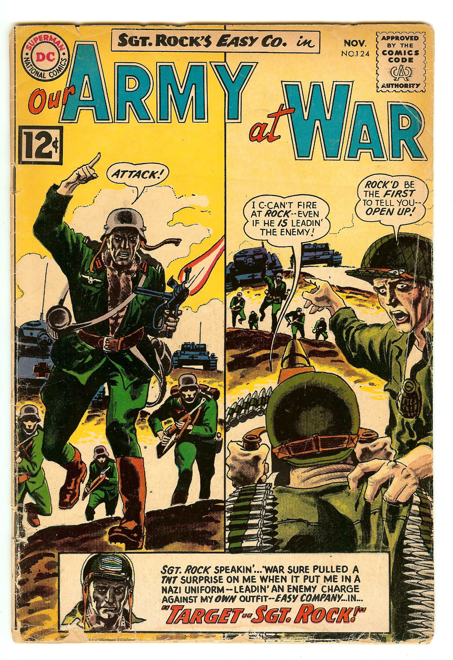 OUR ARMY AT WAR Front Cover