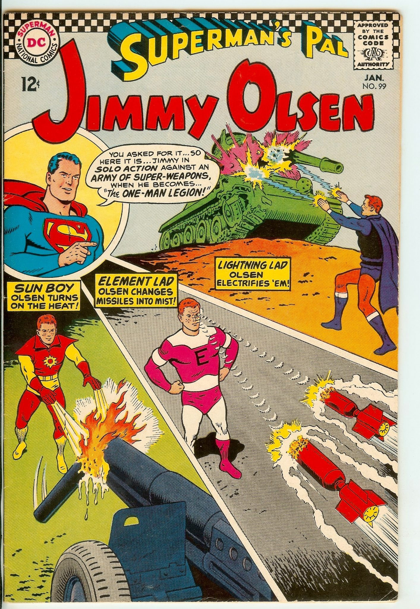 SUPERMAN'S PAL JIMMY OLSEN Front Cover