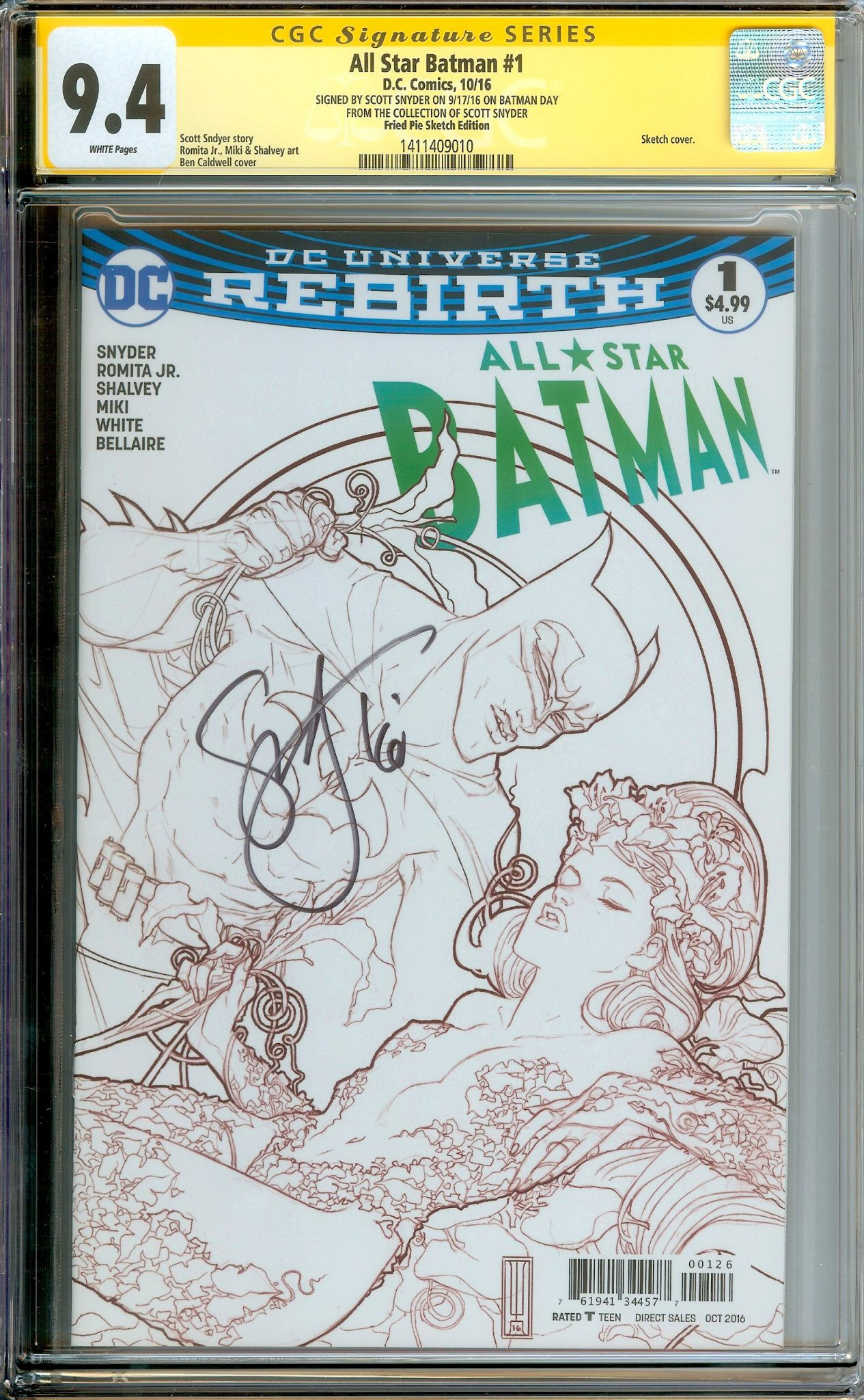 ALL STAR BATMAN Front Cover