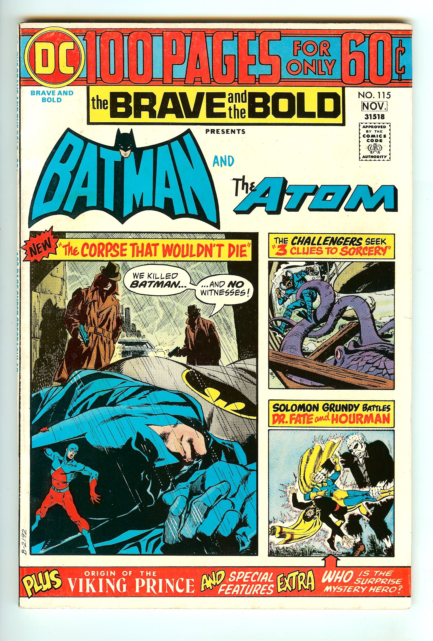 BRAVE AND THE BOLD Front Cover