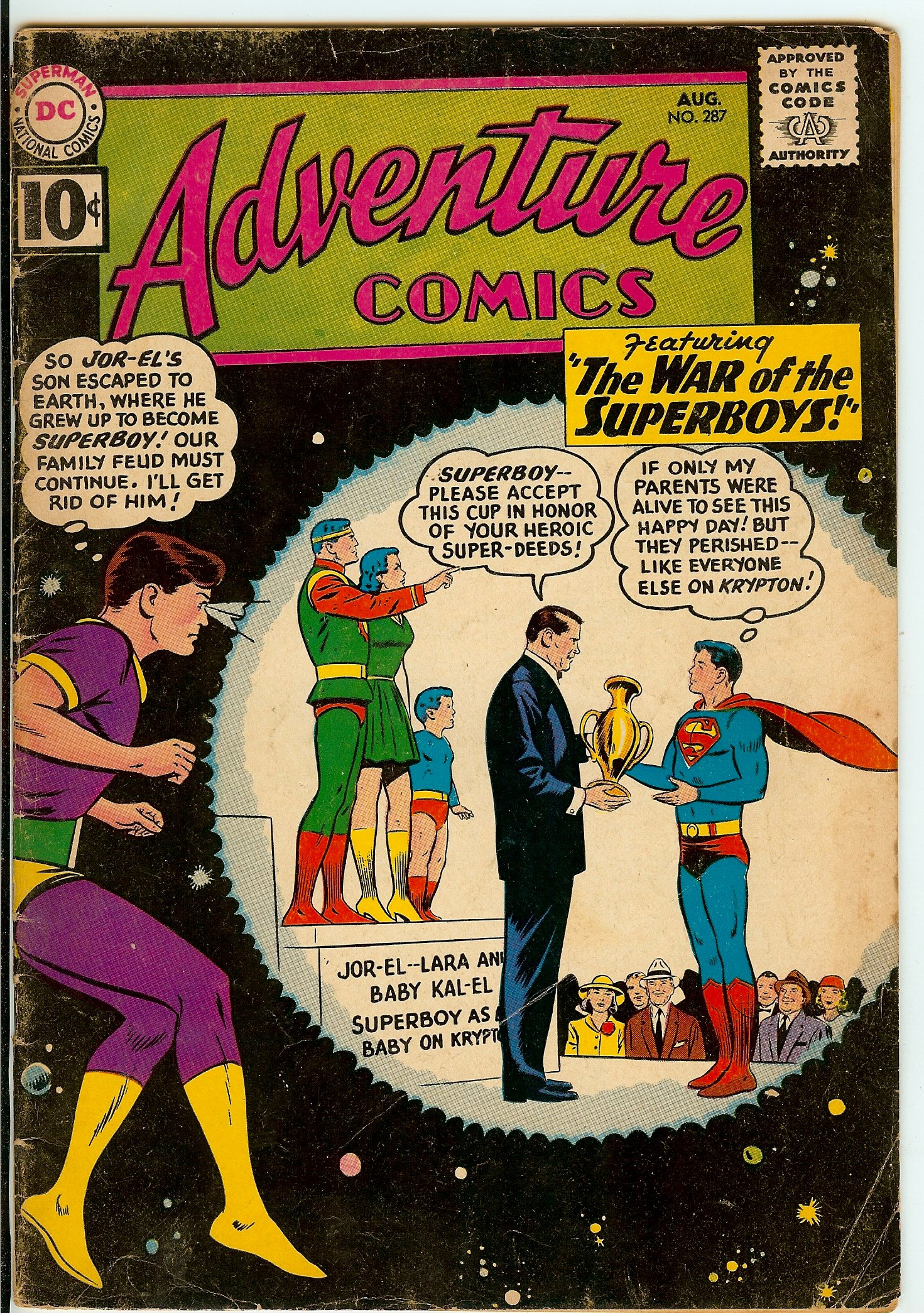 ADVENTURE COMICS Front Cover