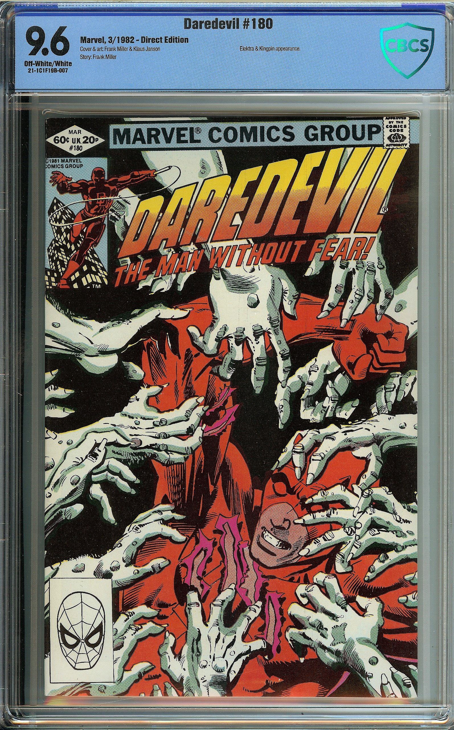 DAREDEVIL Front Cover