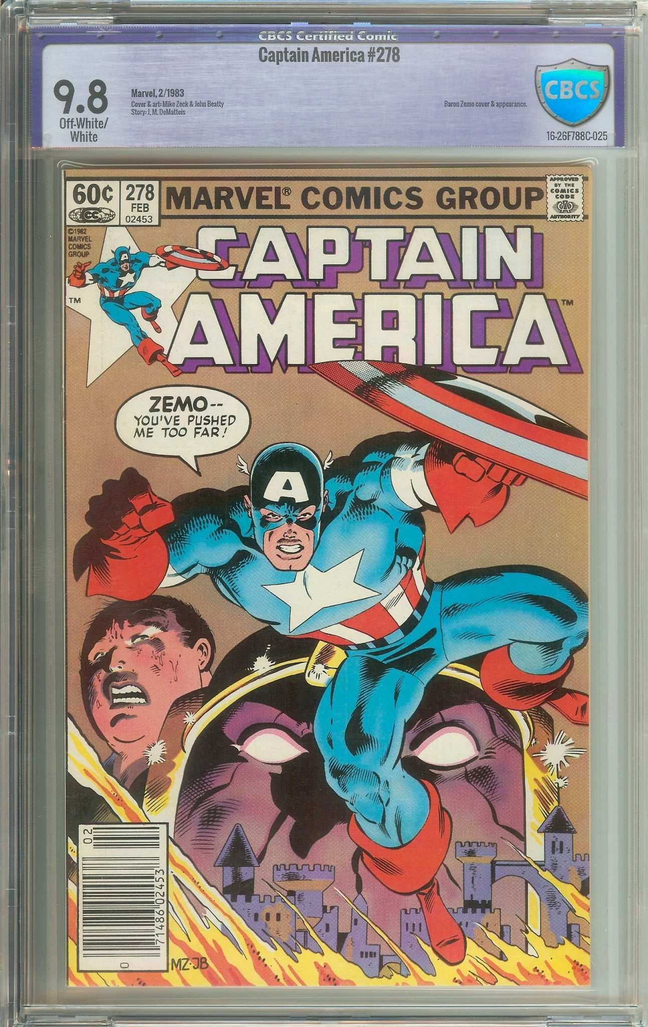 CAPTAIN AMERICA Front Cover