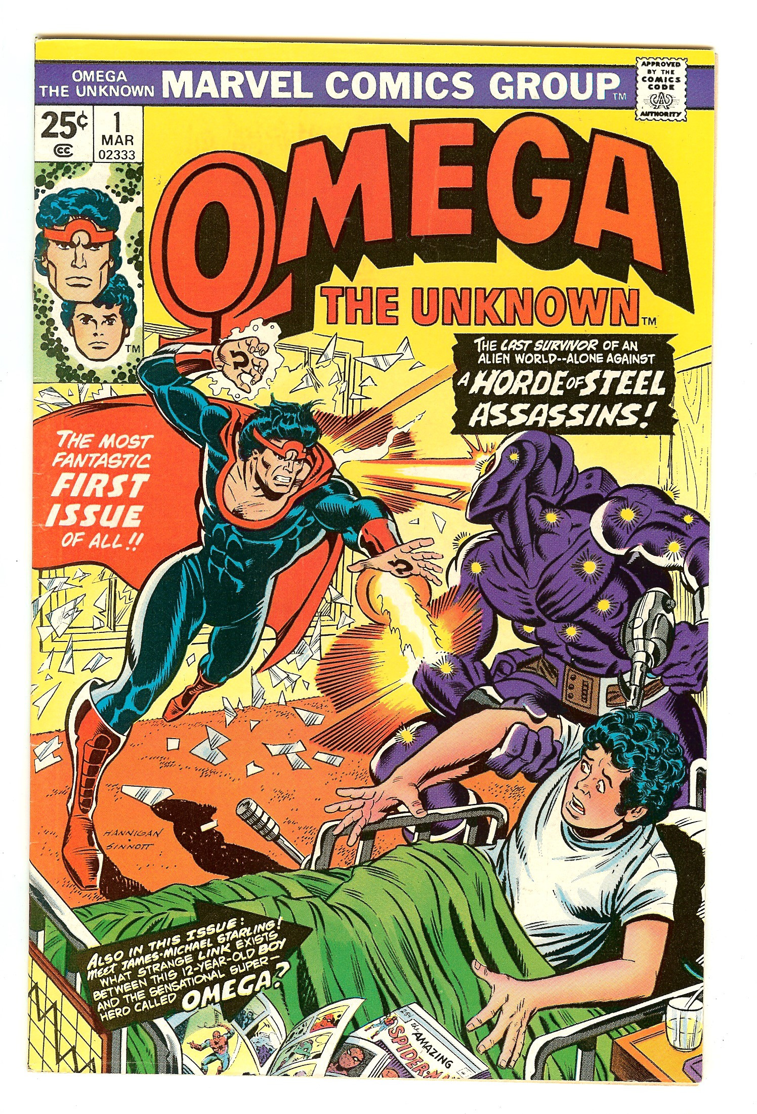 OMEGA THE UNKNOWN Front Cover