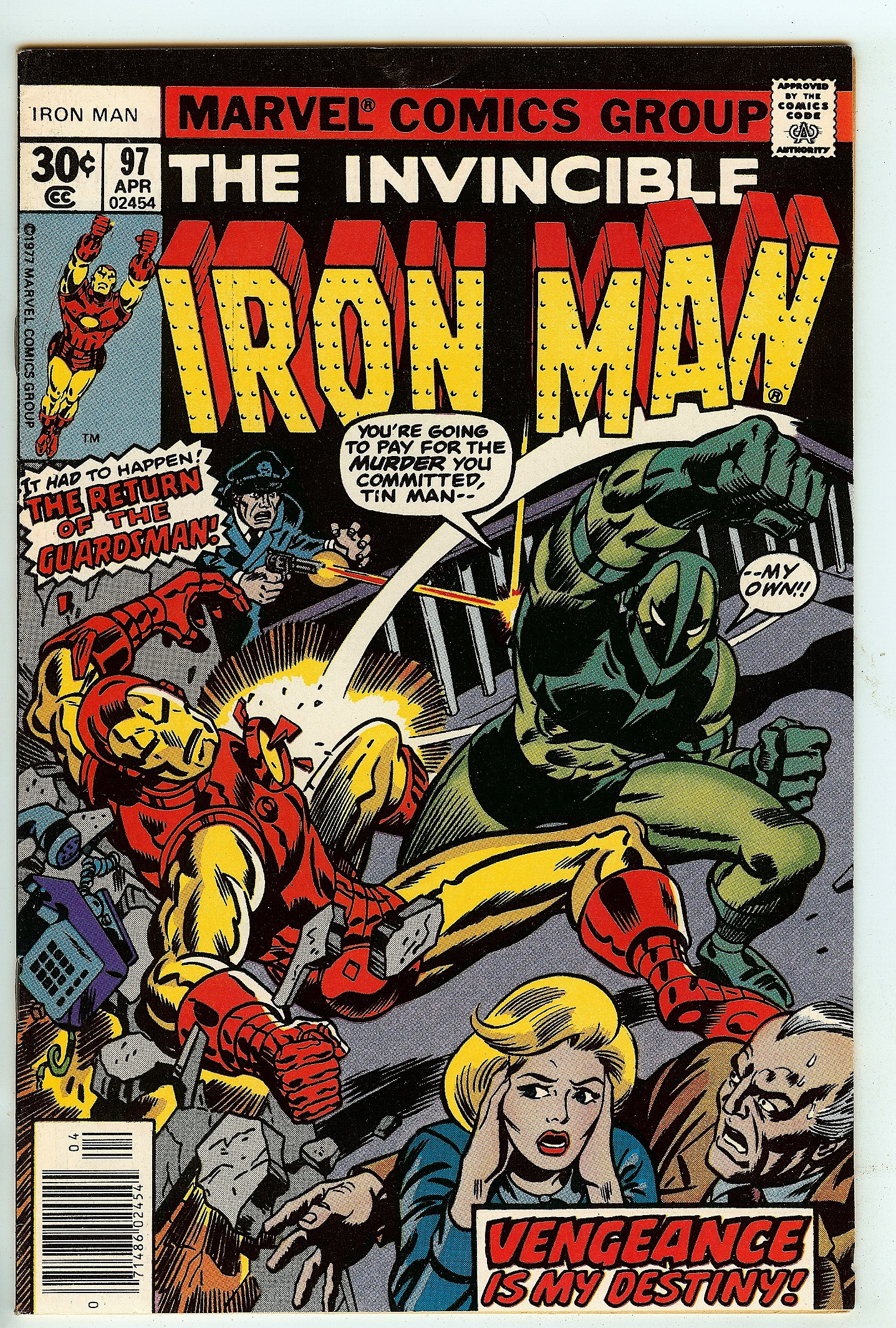 IRON MAN Front Cover