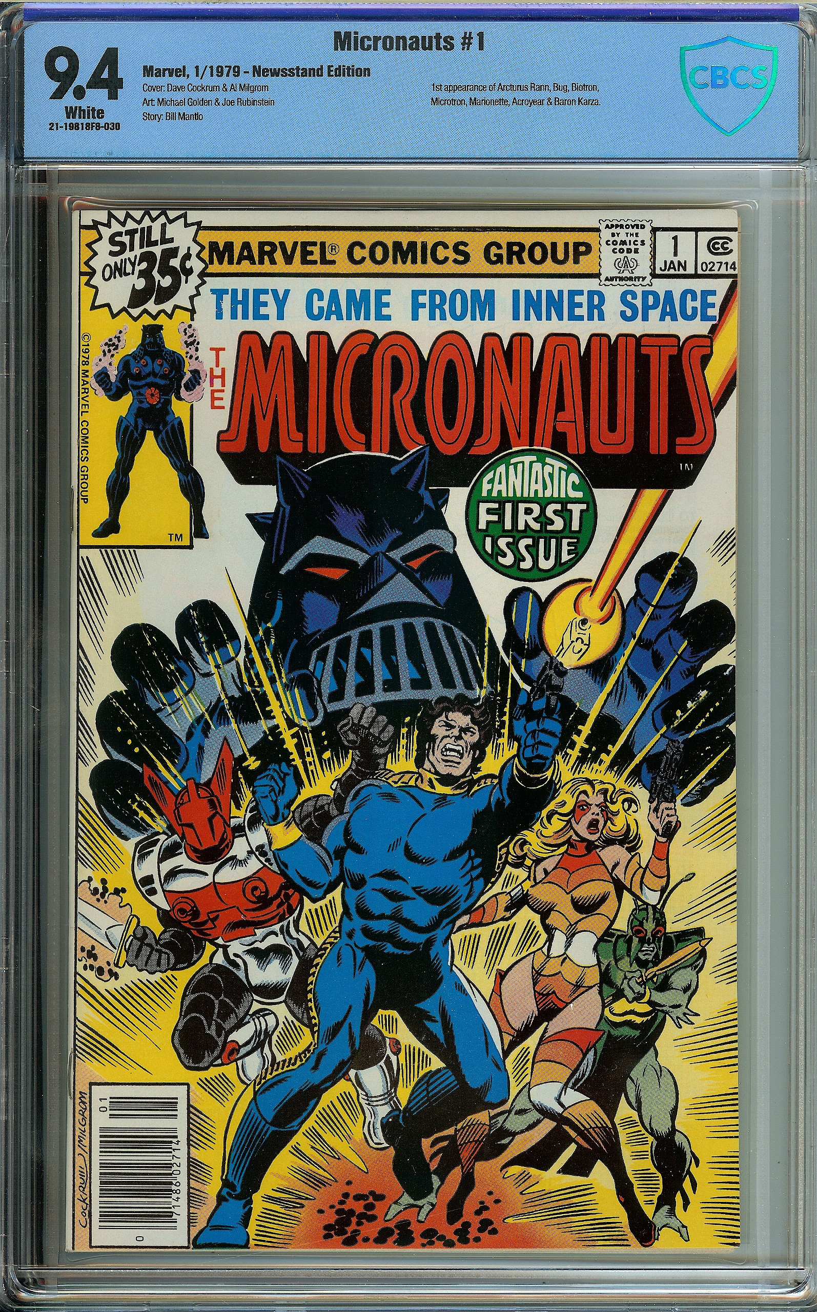 MICRONAUTS Front Cover