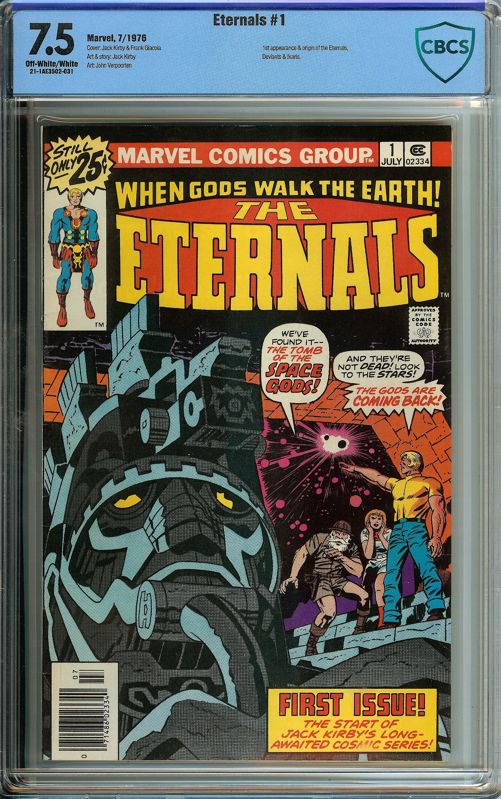 ETERNALS Front Cover