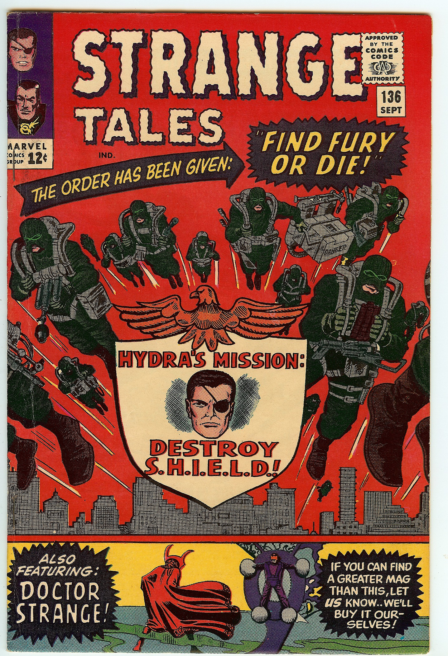 STRANGE TALES Front Cover