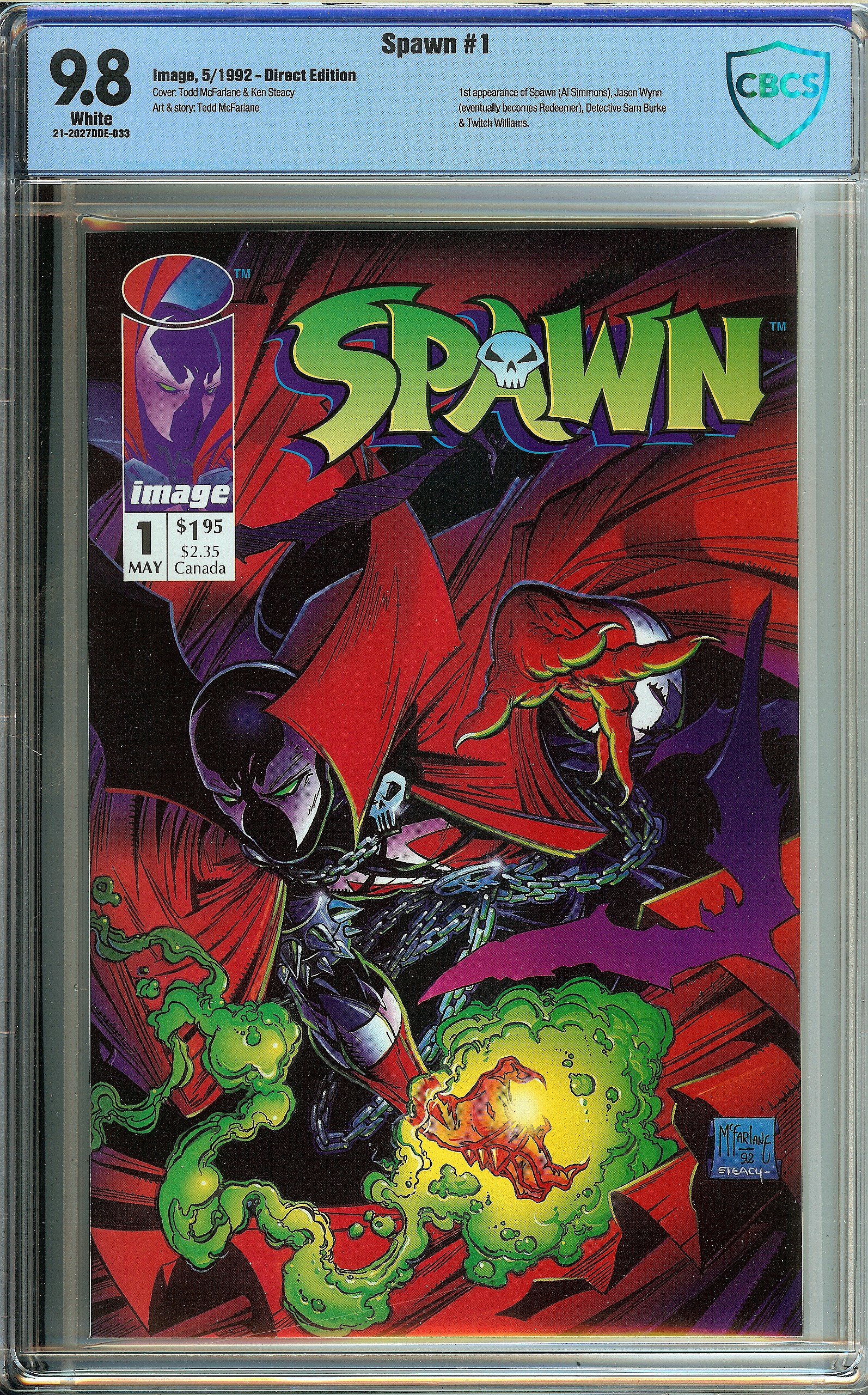 SPAWN Front Cover